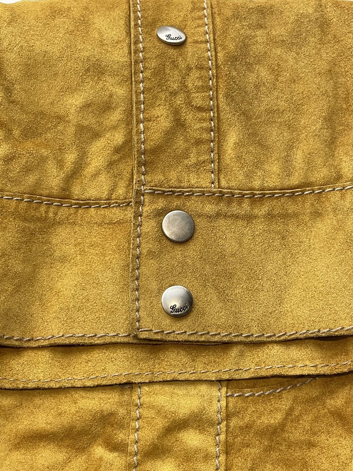 Gucci By Tom Ford SS04 Paneled Suede Jacket Size US S / EU 44-46 / 1 - 7 Thumbnail