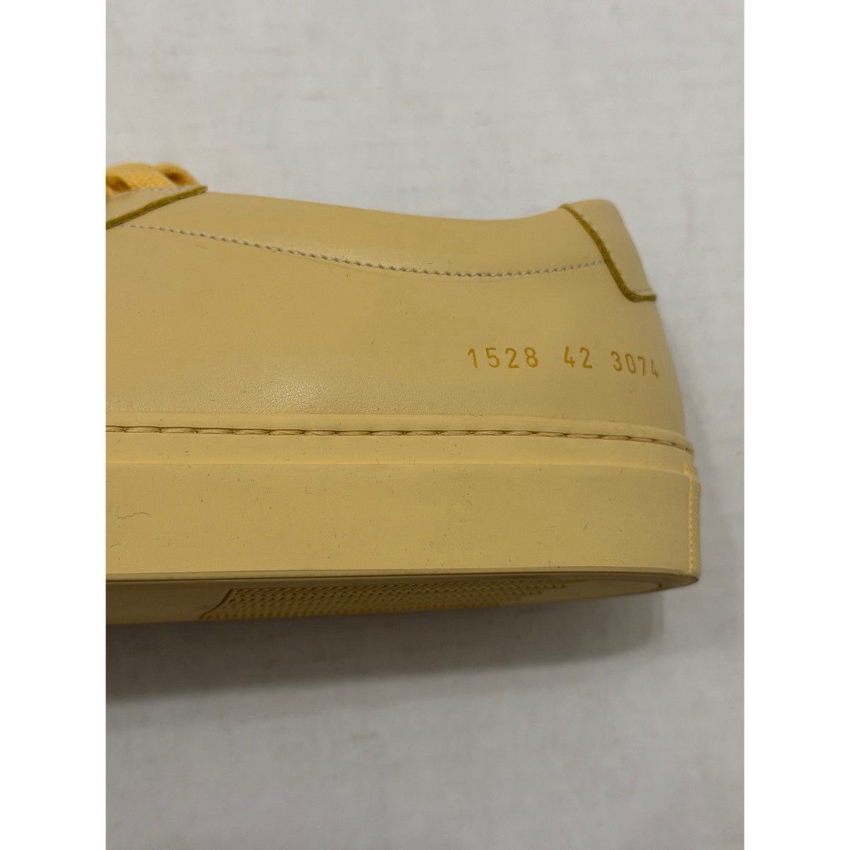 Common Projects COMMON PROJECTS YELLOW ORIGINAL LOW ACHILLES SNEAKERS Size US 9 / EU 42 - 9 Thumbnail