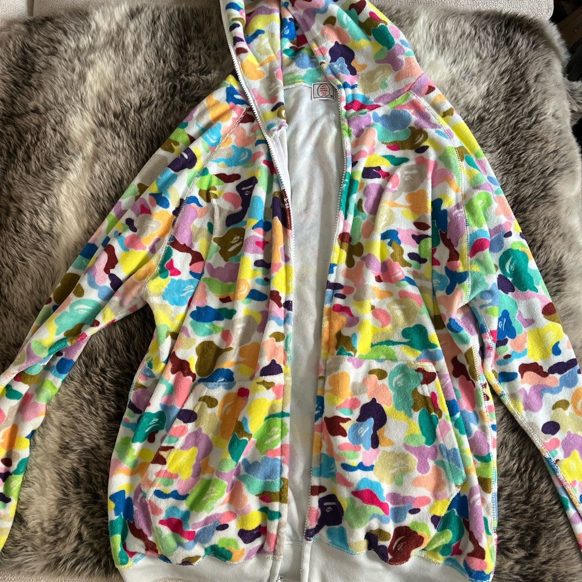 Bape 2005 Bape Terry Cloth Hoodie Size US M / EU 48-50 / 2 - 2 Thumbnail
