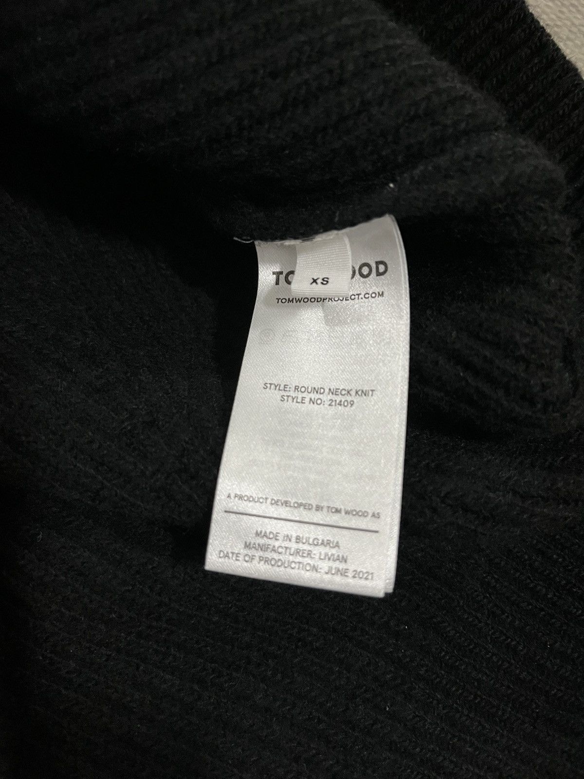 Tom Wood Toom Wood Ribbed Knitted Jumper Size US XS / EU 42 / 0 - 5 Thumbnail