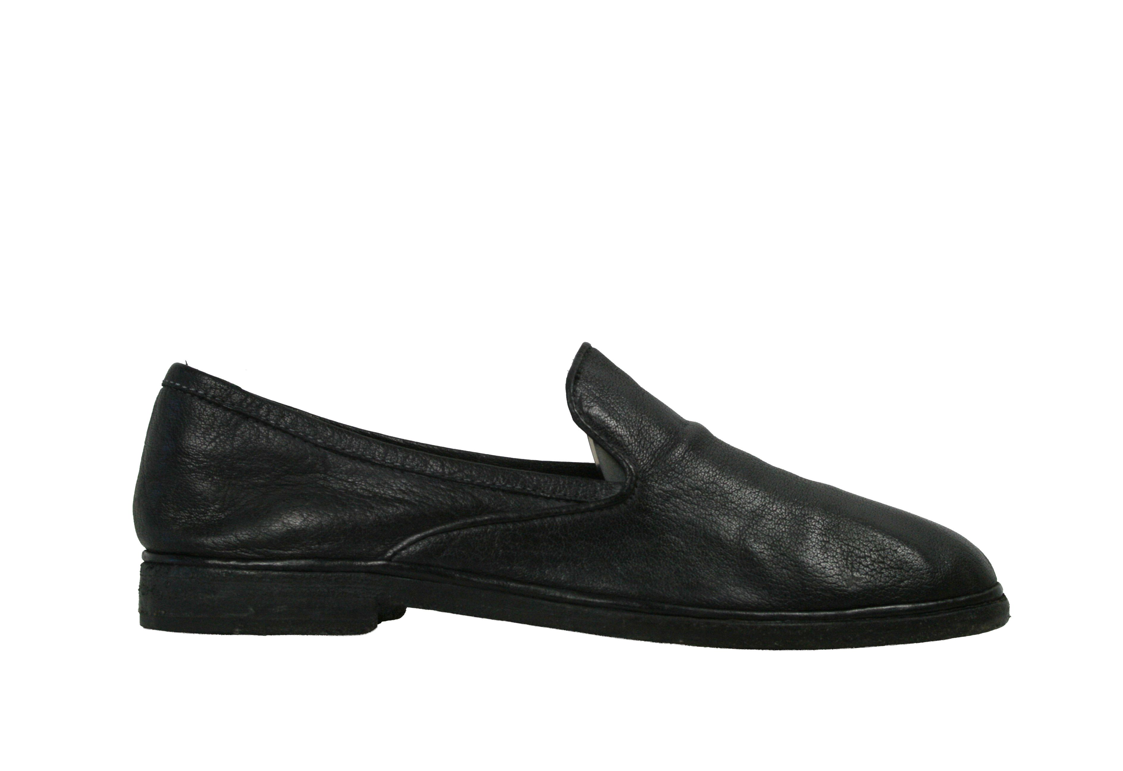 Elia Maurizi Avant Garde Leather Slip Ons Size US 7.5 / IT 37.5 - 2 Thumbnail