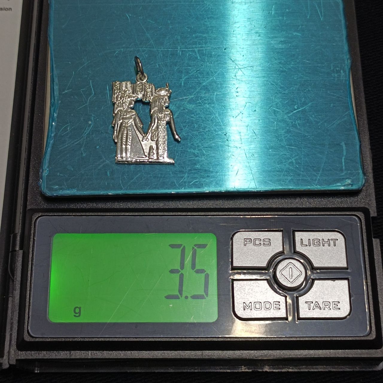 Handmade Silver-plated pharaonic jewelry piece, handmade Size ONE SIZE - 3 Thumbnail