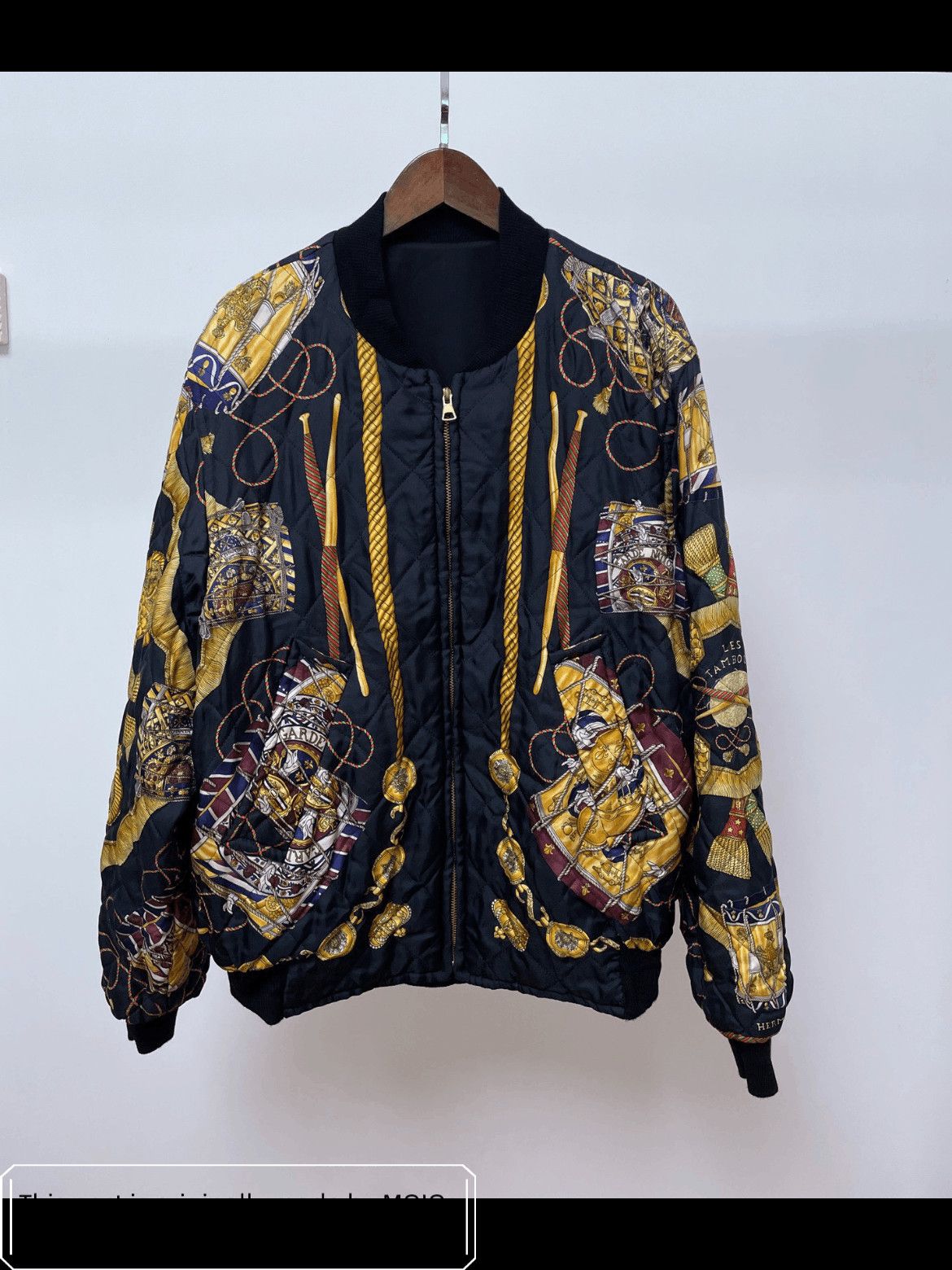 Hermes Sz 46 Hermes Reversible Silk Jacket Size US S / EU 44-46 / 1 - 2 Thumbnail