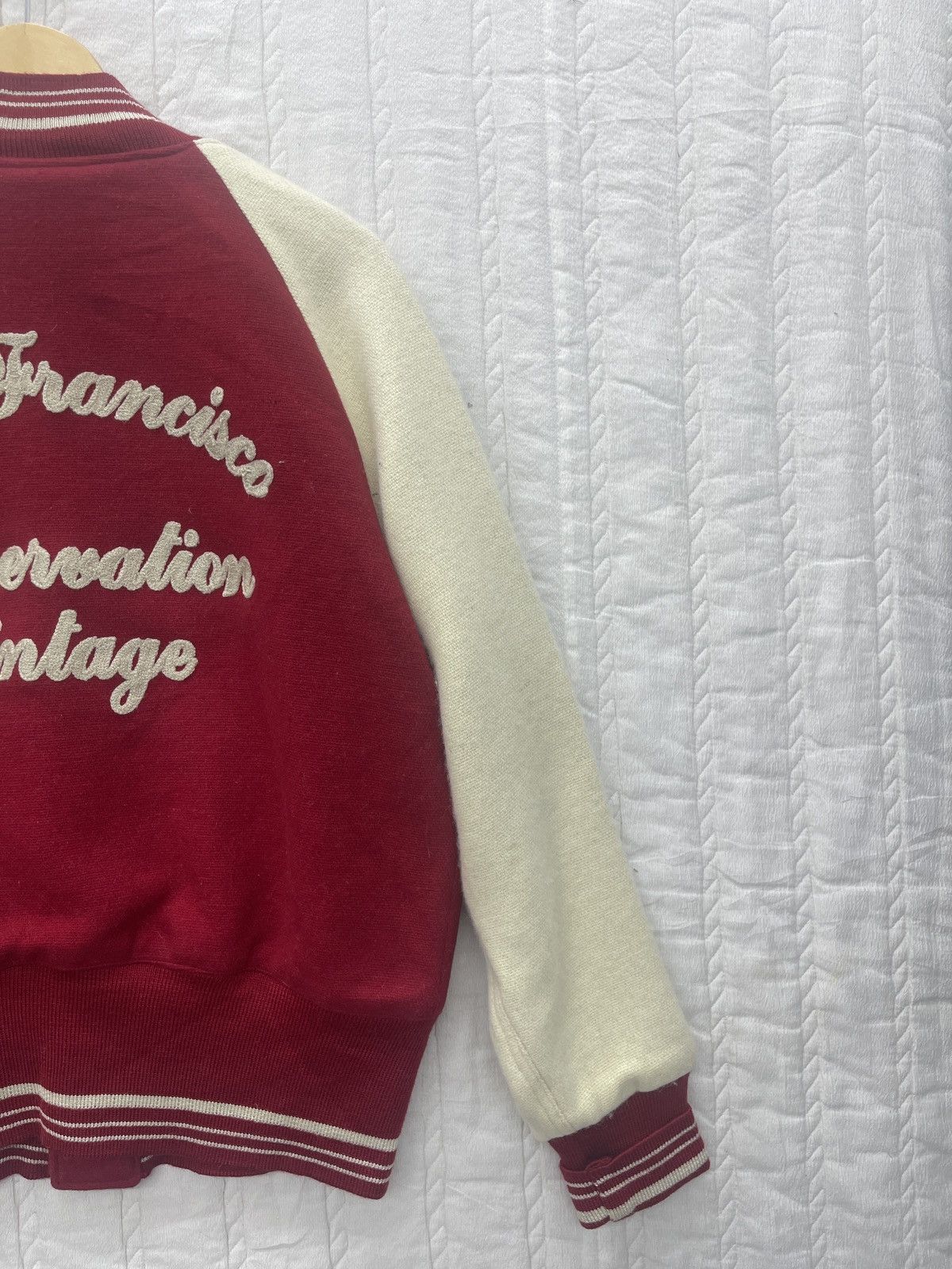 Japanese Brand × Vintage ARCHIVE💥SAN FRANCISCO CONSERVATION VARSITY JACKET Size US L / EU 52-54 / 3 - 3 Thumbnail