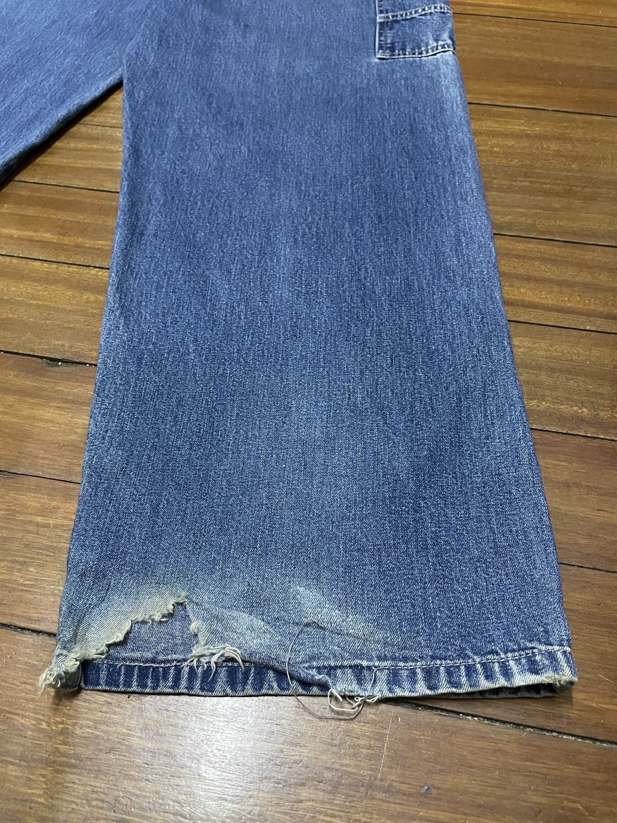 Levi's Very Rare Vintage Levis SilverTab Carpenters Baggy 2000s Size US 34 / EU 50 - 6 Thumbnail