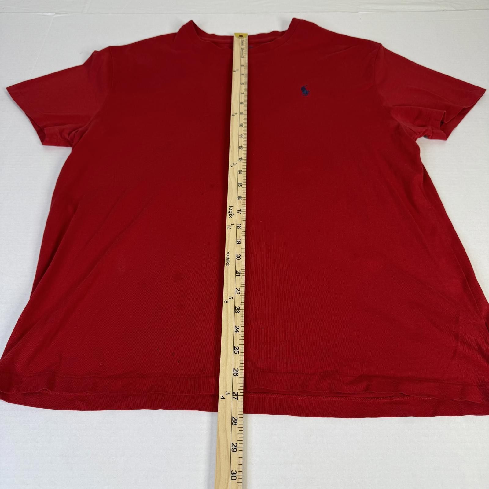 Polo Ralph Lauren Ralph Lauren Red T-Shirt Short Sleeves Size L Size US L / EU 52-54 / 3 - 4 Thumbnail