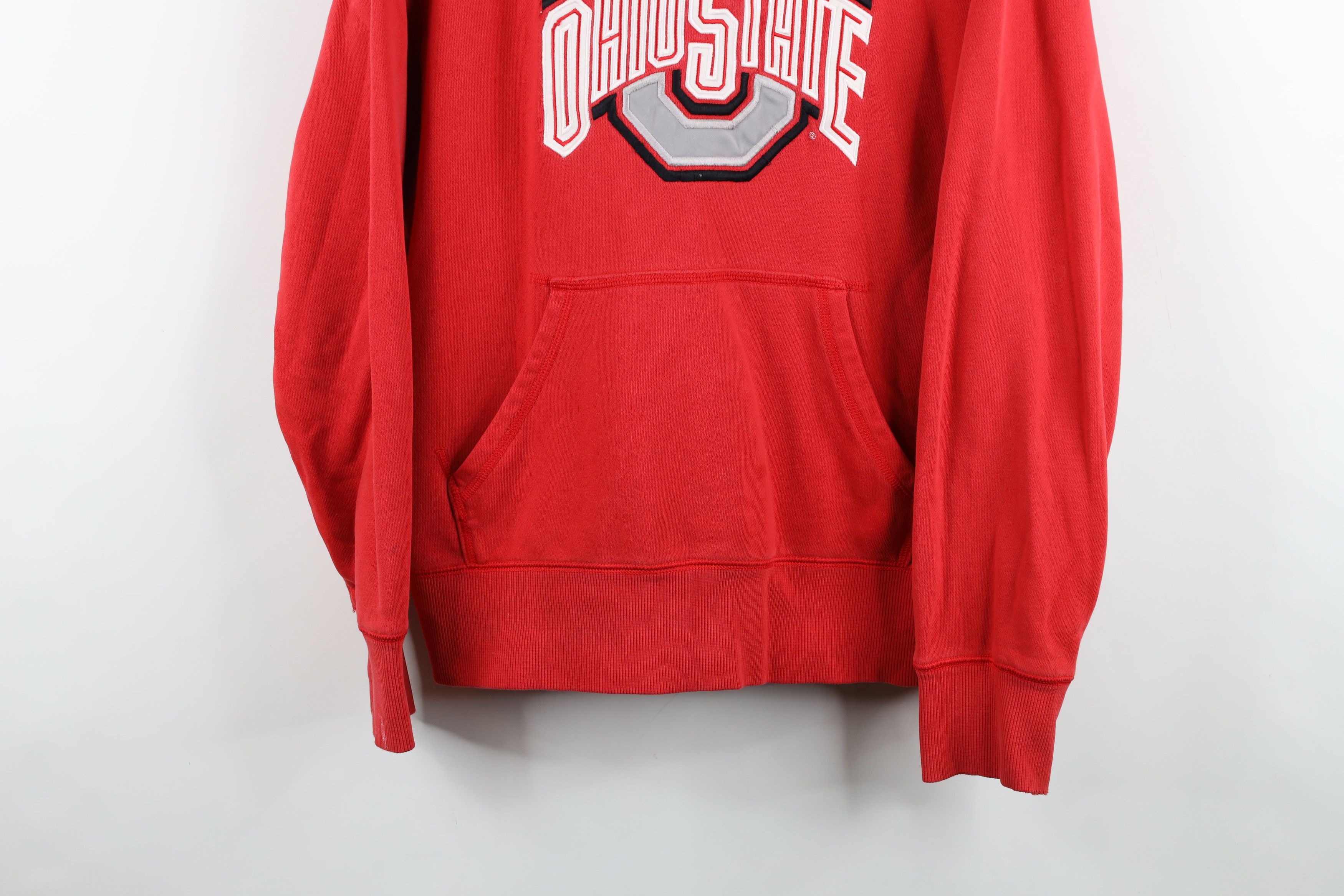 Nike Vintage Nike Center Swoosh Ohio State University Hoodie Size US L / EU 52-54 / 3 - 3 Thumbnail