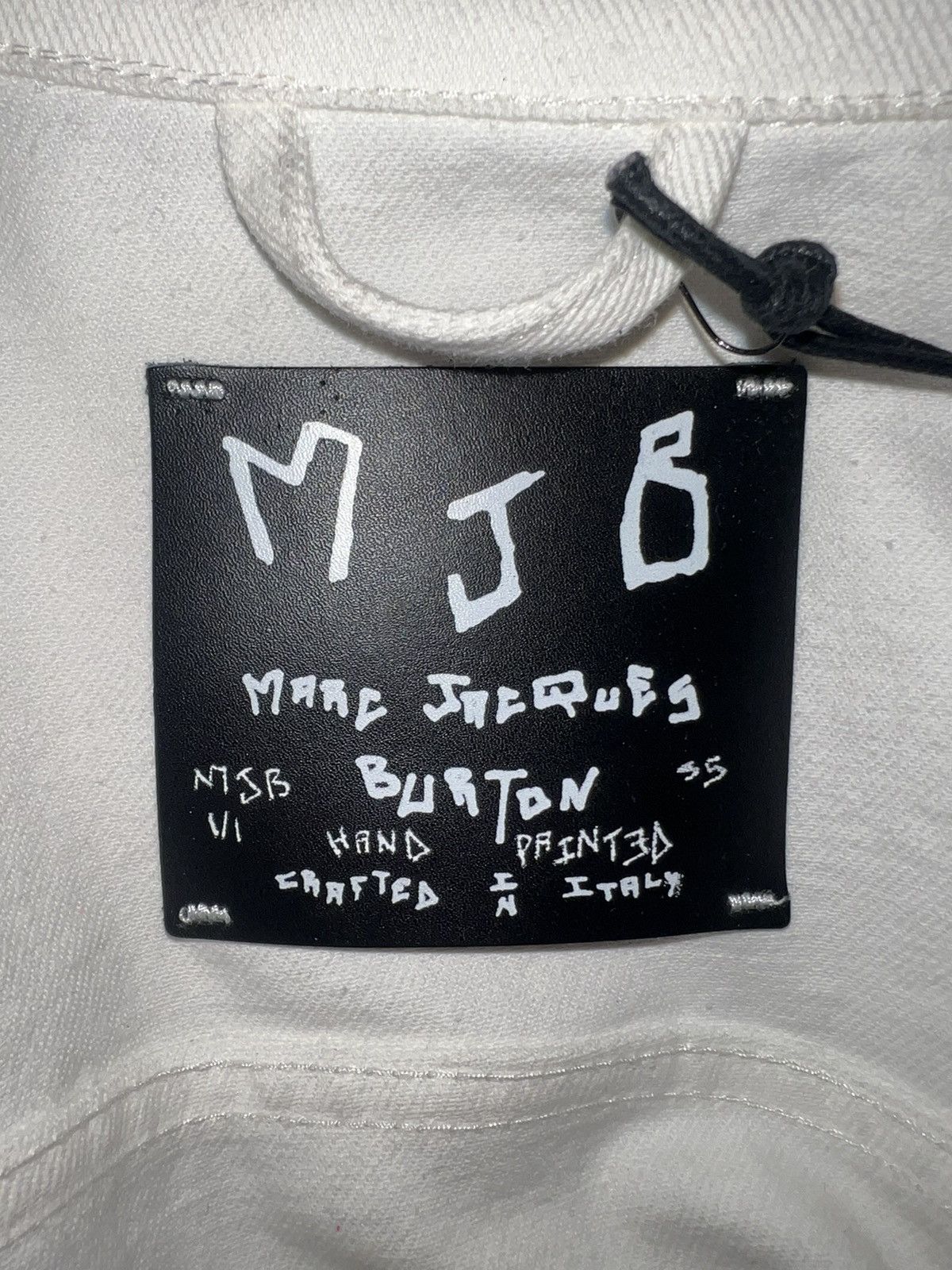 Marc Jacques Burton Graffiti Denim Jacket Size US XXL / EU 58 / 5 - 16 Thumbnail