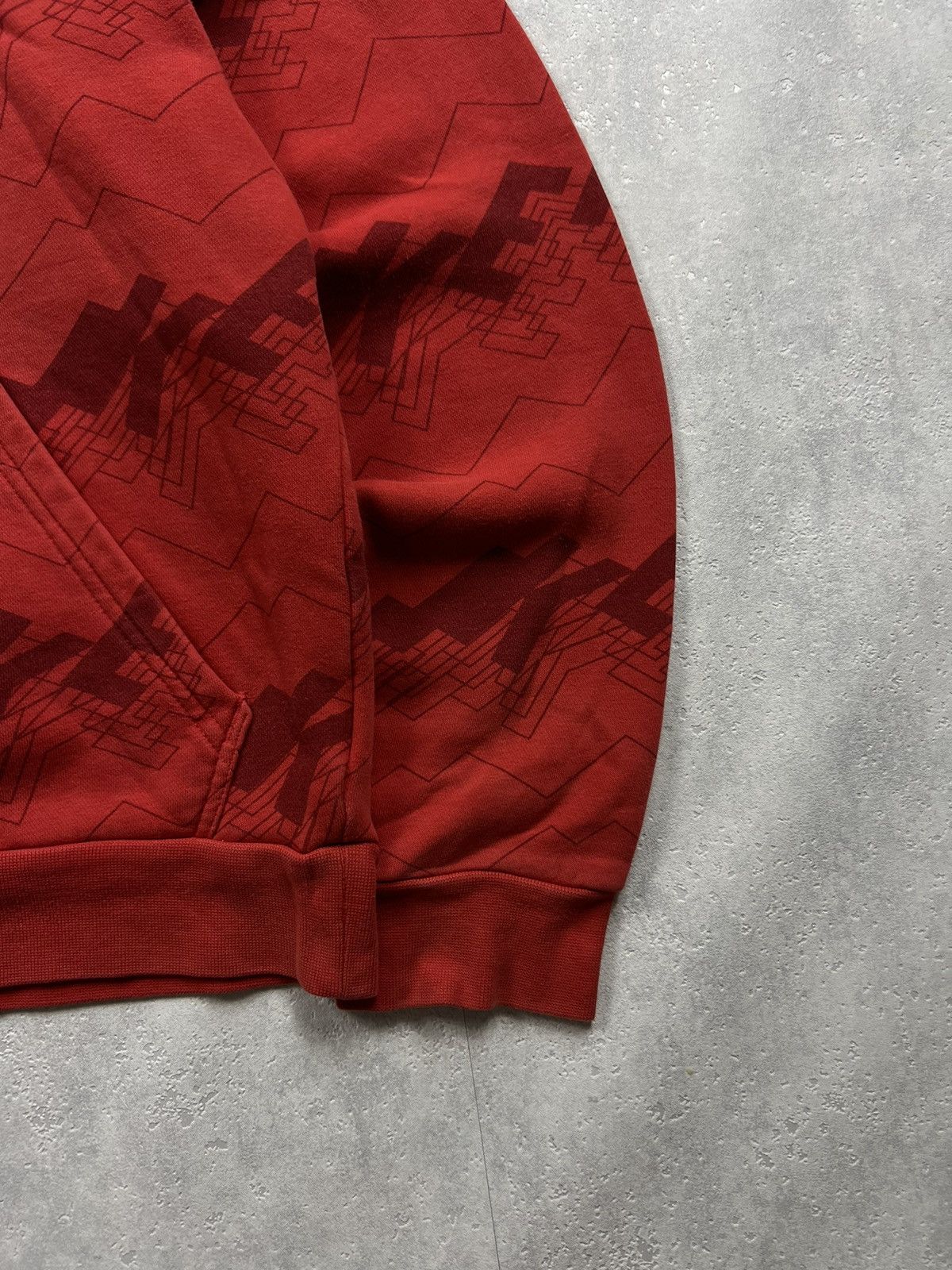 Nike 00’s NIKE MONOGRAM VINTAGE Y2K HOODIE RARE Size US S / EU 44-46 / 1 - 2 Thumbnail
