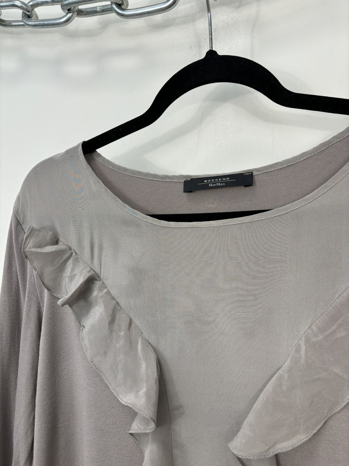 Max Mara Max Mara Weekend Classic Women’s Luxury Blouse Shirt Size M / US 6-8 / IT 42-44 - 5 Thumbnail