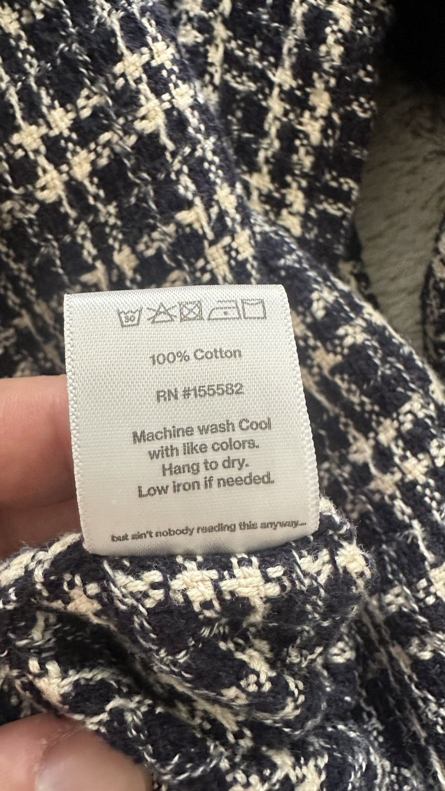 Corridor Reverse Tweed Snow Check Shirt Size US M / EU 48-50 / 2 - 10 Thumbnail