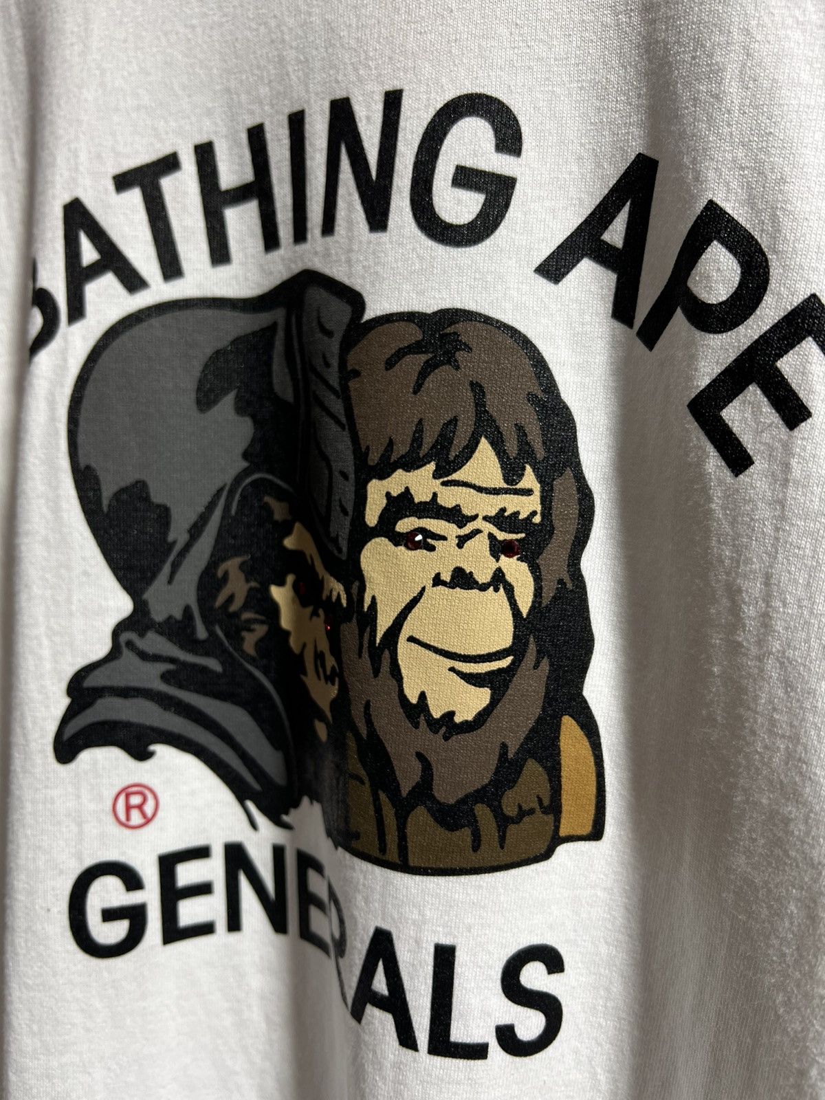Bape Vintage BAPE Swarovski Eyes General Tee Size US M / EU 48-50 / 2 - 2 Thumbnail