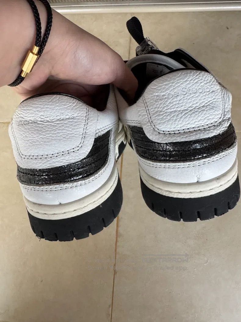 Acne Studios Acne Studios Black & White Panda Colorway Sneakers Size US 5.5 / IT 35.5 - 3 Thumbnail
