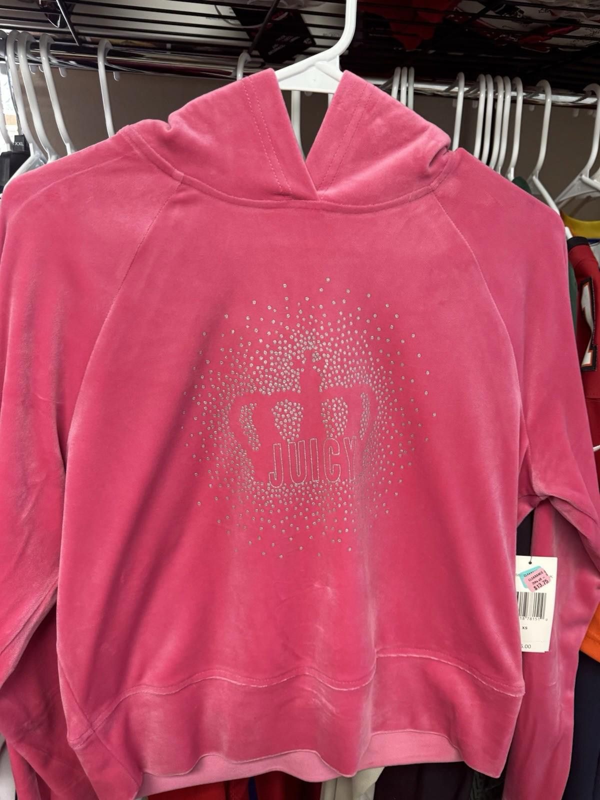 Juicy Couture Jeans Brand New Juicy Couture Velour Pullover Hoodie Size XS Size XS / US 0-2 / IT 36-38 - 4 Thumbnail