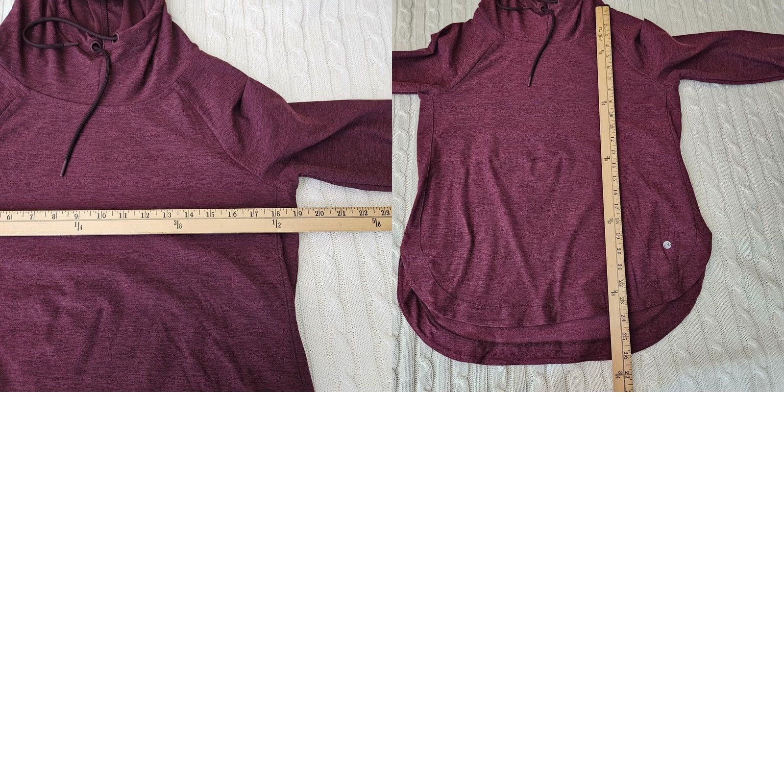 Vintage APANA Women's deep shaded purple Long sleeve Pull-over Hoodie Sz S NEW Size S / US 4 / IT 40 - 8 Thumbnail