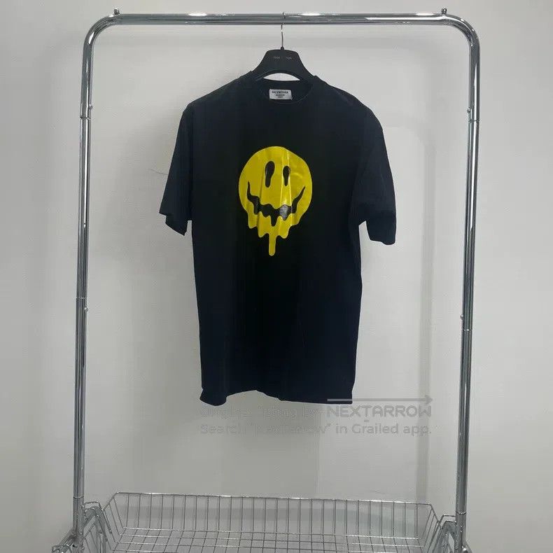 Balenciaga Balenciaga Black Chest Printed Devil Face Logo Back Embroi Size US XS / EU 42 / 0 - 1 Thumbnail