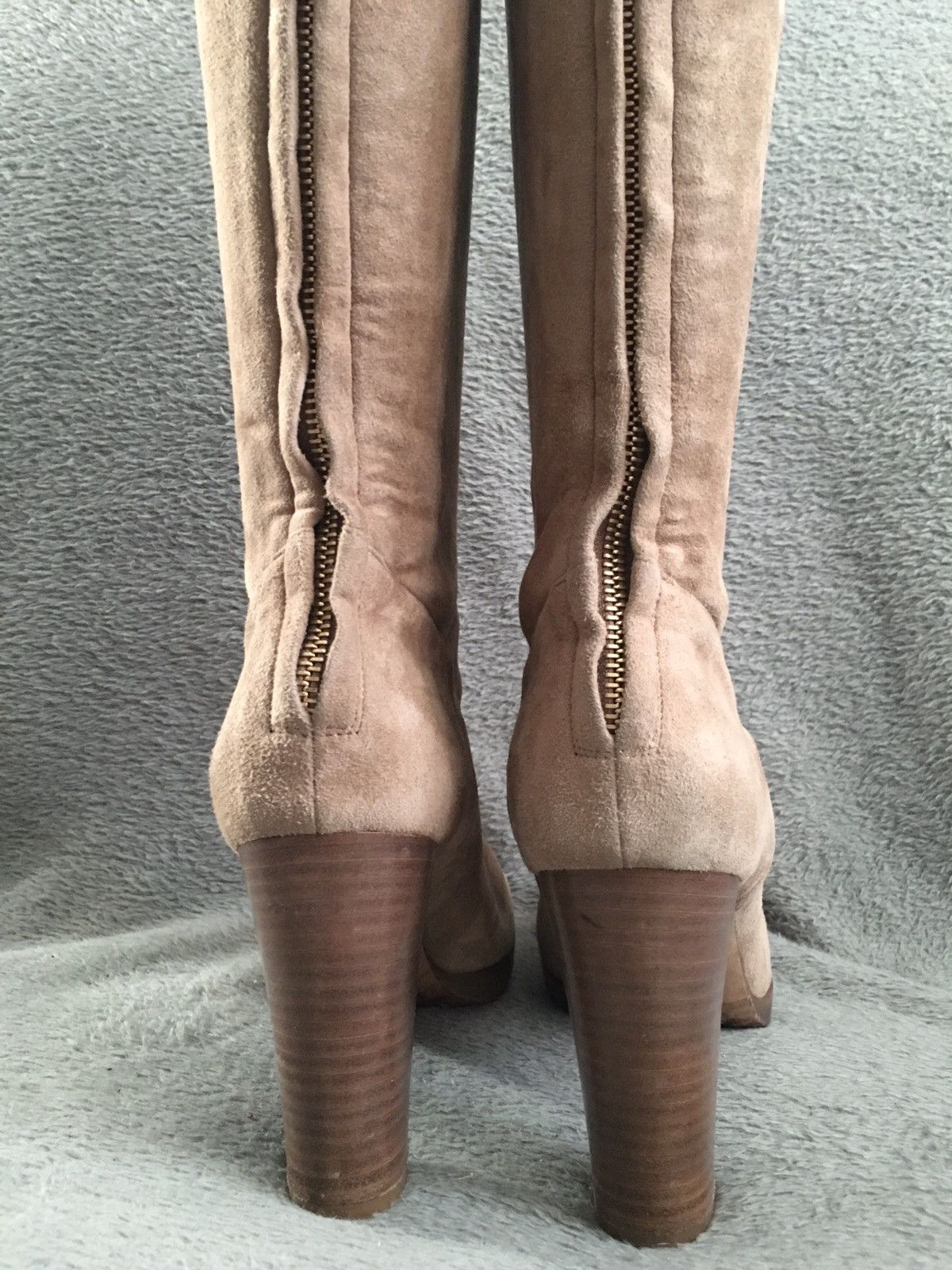 Loro Piana Loro Piana Sharmaine Suede High Knee Boots EU 38 Size US 8 / IT 38 - 8 Thumbnail