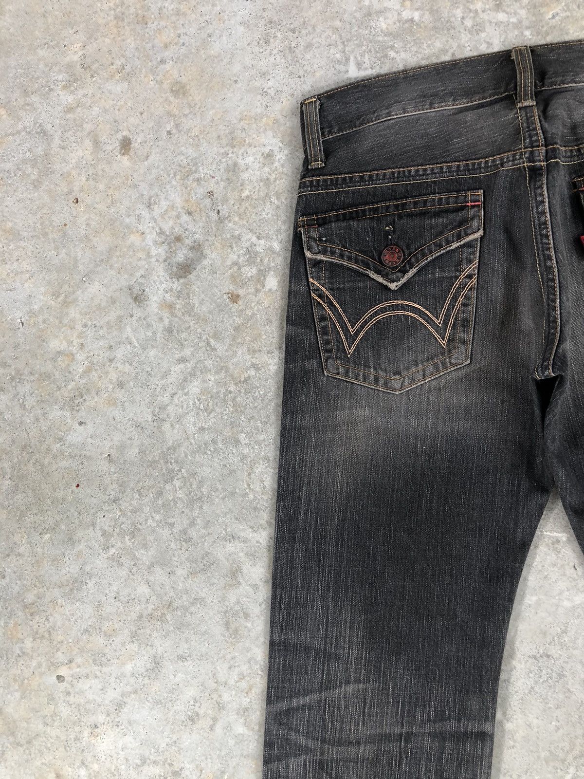 If Six Was Nine Edwin 503 Blue Trip Distressed Jeans Size US 32 / EU 48 - 9 Thumbnail