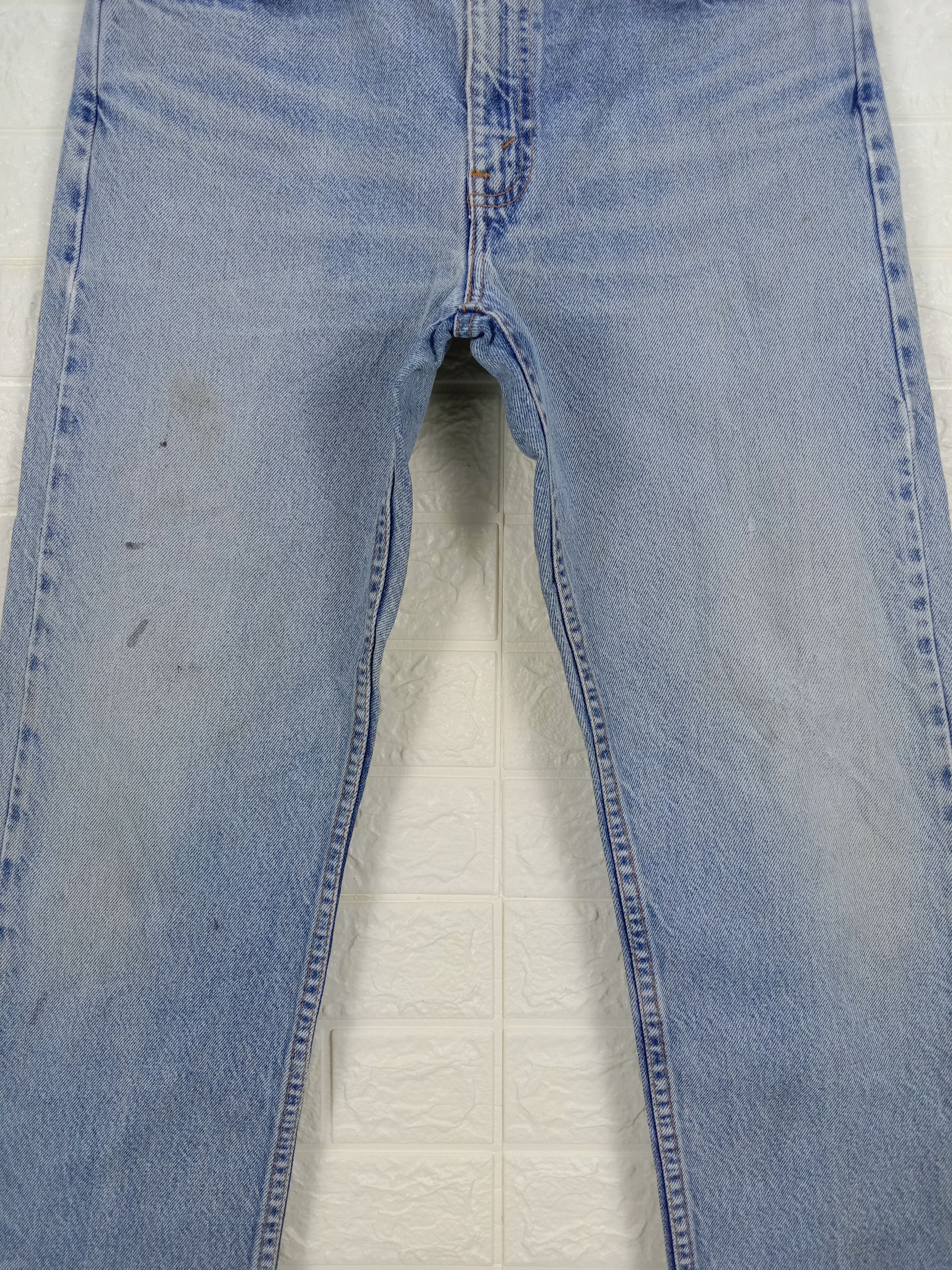 Levi's Vintage 90s Levi's 505 Jeans Orange Tab Faded Blue Denim Size US 31 - 3 Thumbnail