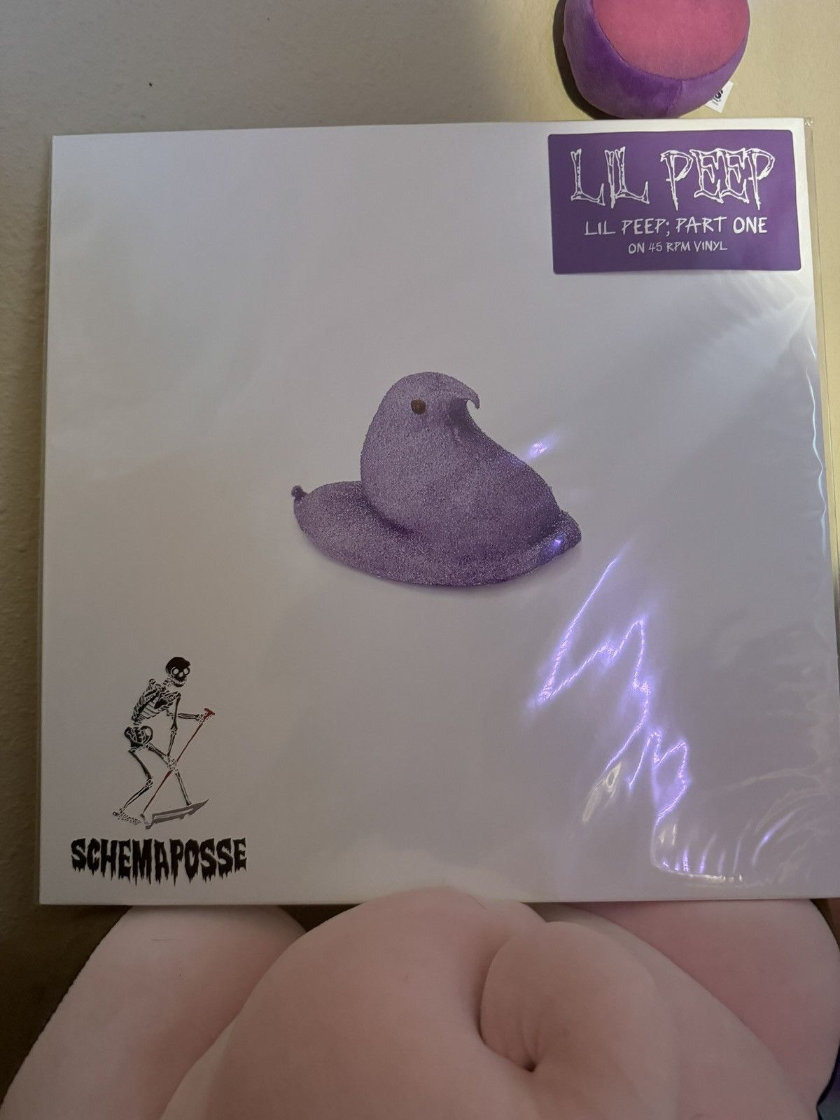Lil Peep LIL PEEP PART ONE Sugar Purple Vinyl 45 record gothboiclique Size ONE SIZE - 4 Thumbnail