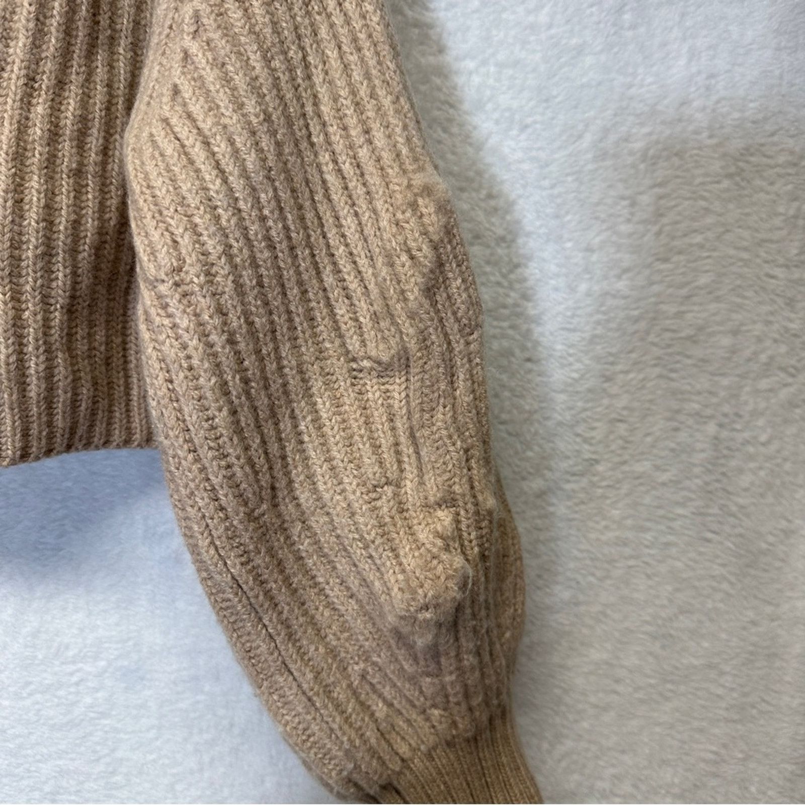 Aritzia Aritzia Babaton Guell Wool Turtleneck Cropped Sweater XS Size XS / US 0-2 / IT 36-38 - 10 Thumbnail