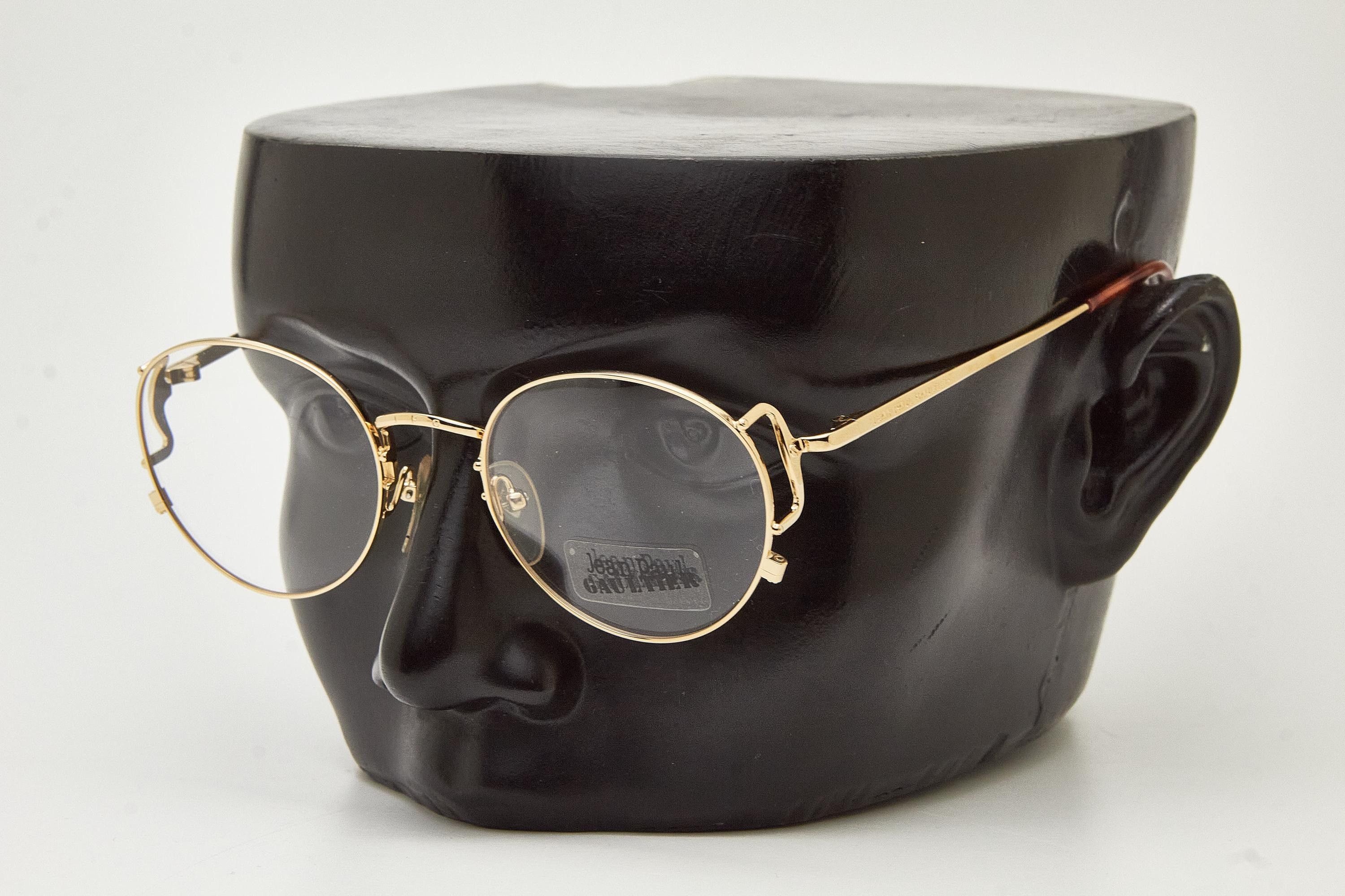 Jean Paul Gaultier JEAN PAUL GAULTIER 55-3178 22k Gold Plated Frame Size ONE SIZE - 10 Thumbnail
