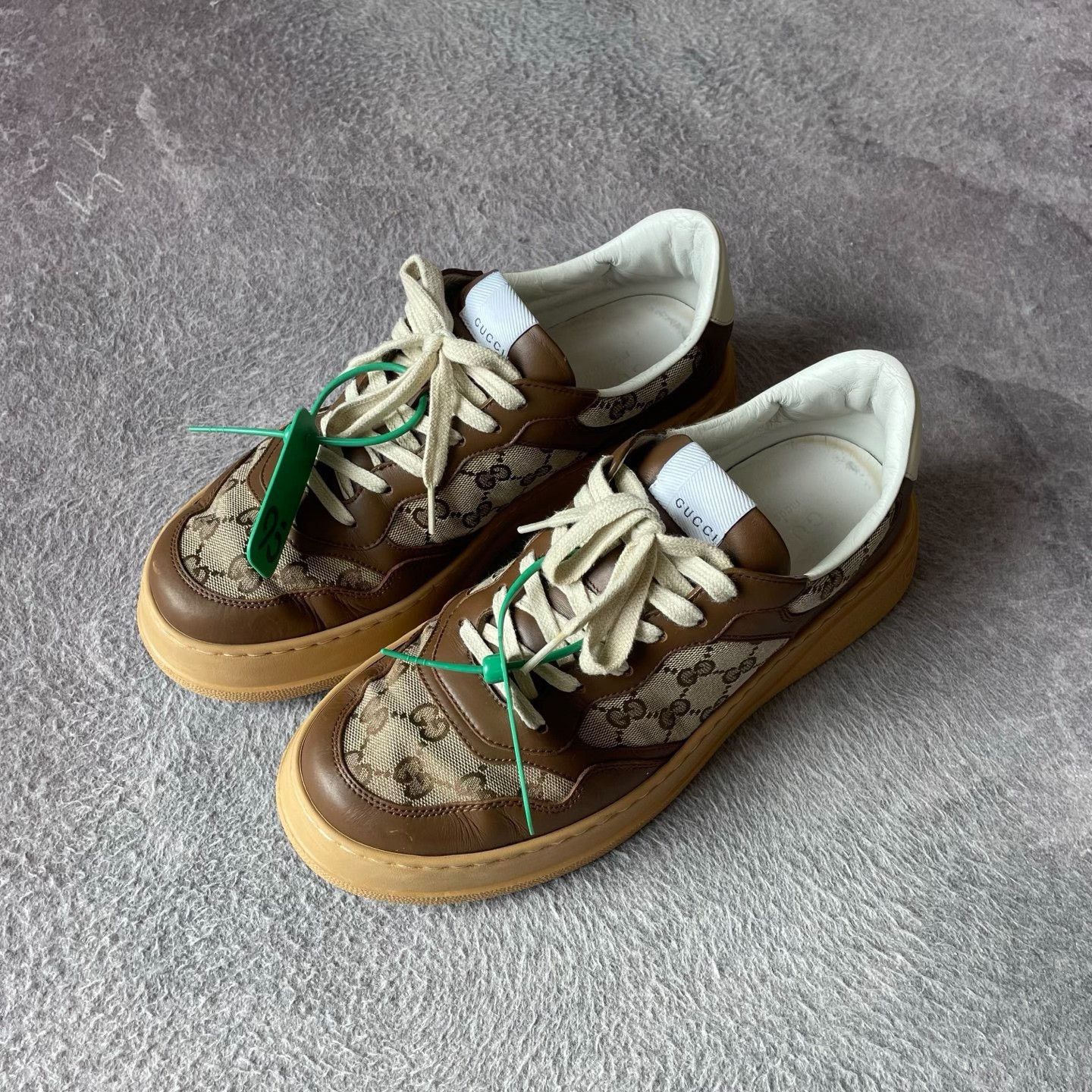 Gucci Gucci Brown Lowtop Sneakers 42.5 Men Size US 9.5 / EU 42-43 - 1 Thumbnail