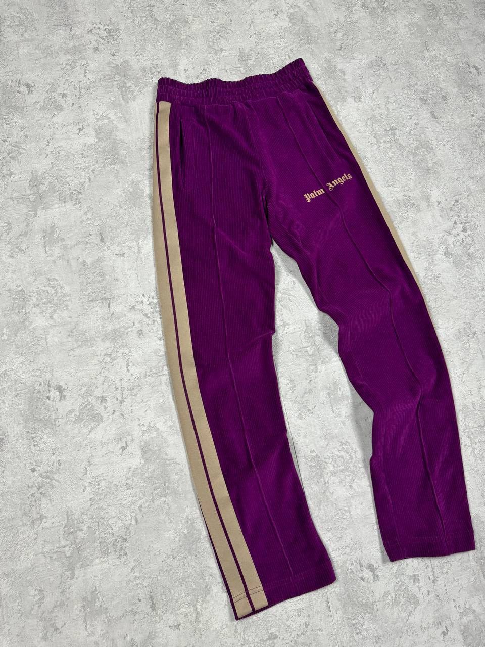 Palm Angels Palm Angels Violet Velvet Man Track Pants Size XS Size US 28 / EU 44 - 3 Thumbnail