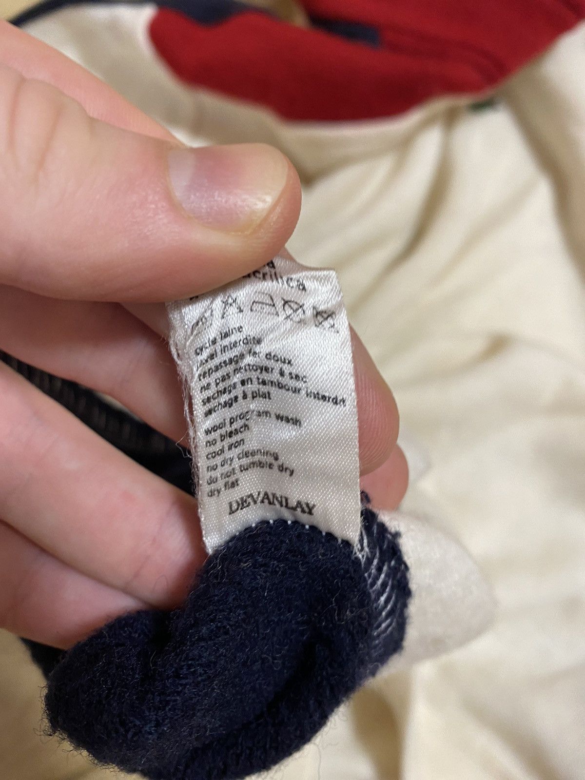 Japanese Brand × Lacoste Vintage Lacoste distressed sweater Size US XL / EU 56 / 4 - 9 Thumbnail