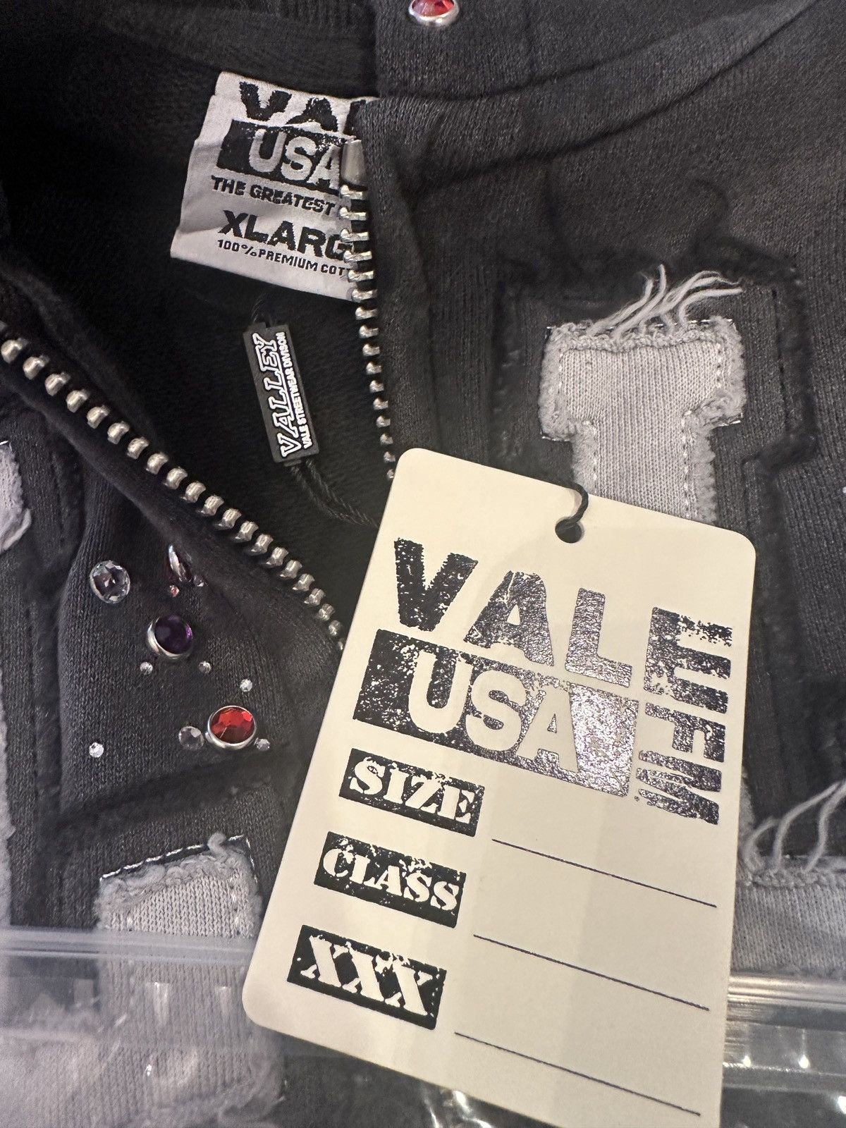 Vale Vale Black Classico Zip up hoodie Size US XL / EU 56 / 4 - 9 Thumbnail