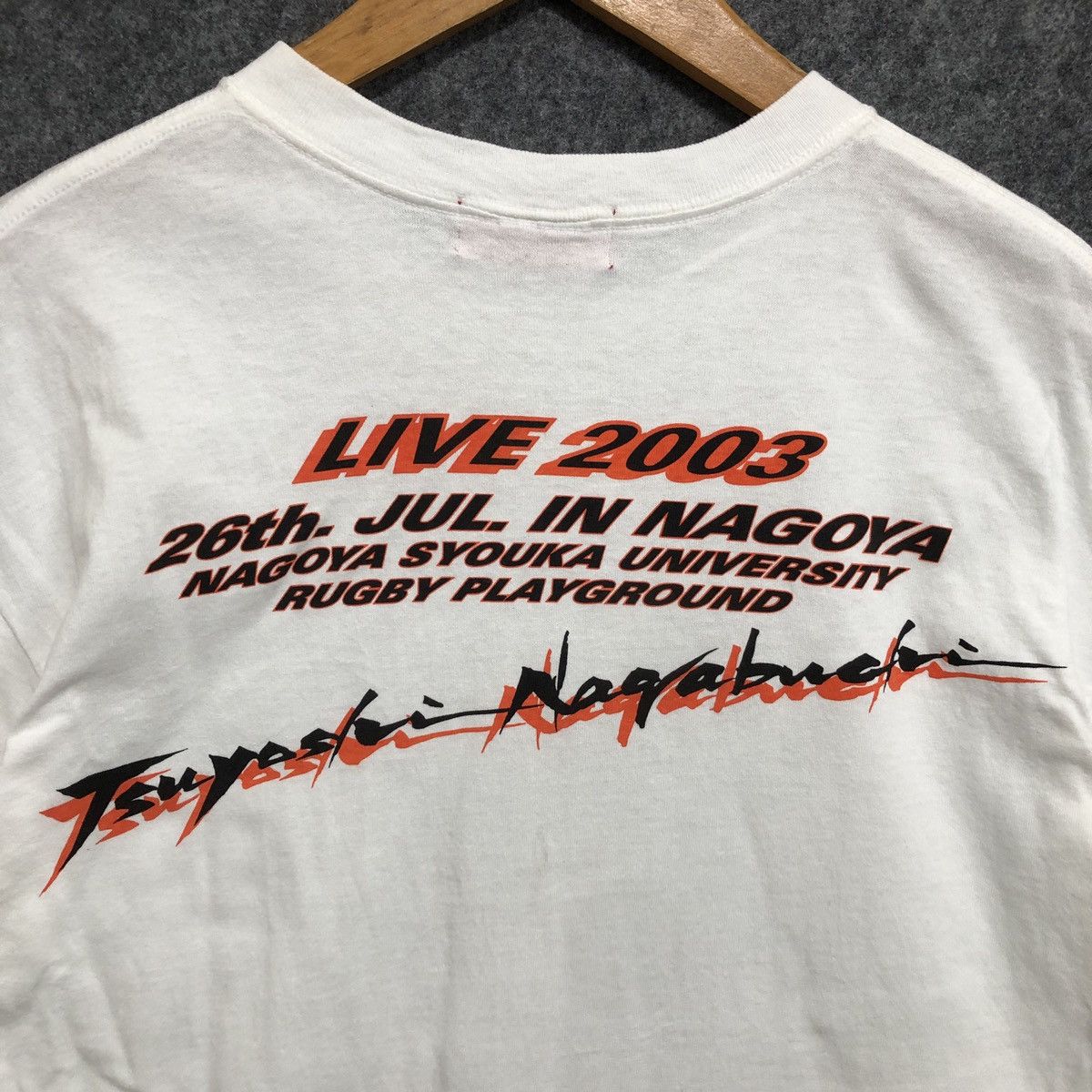 Vintage Vintage Tsuyoshi Nagabuchi Japan Tour T-Shirt Size US L / EU 52-54 / 3 - 4 Thumbnail