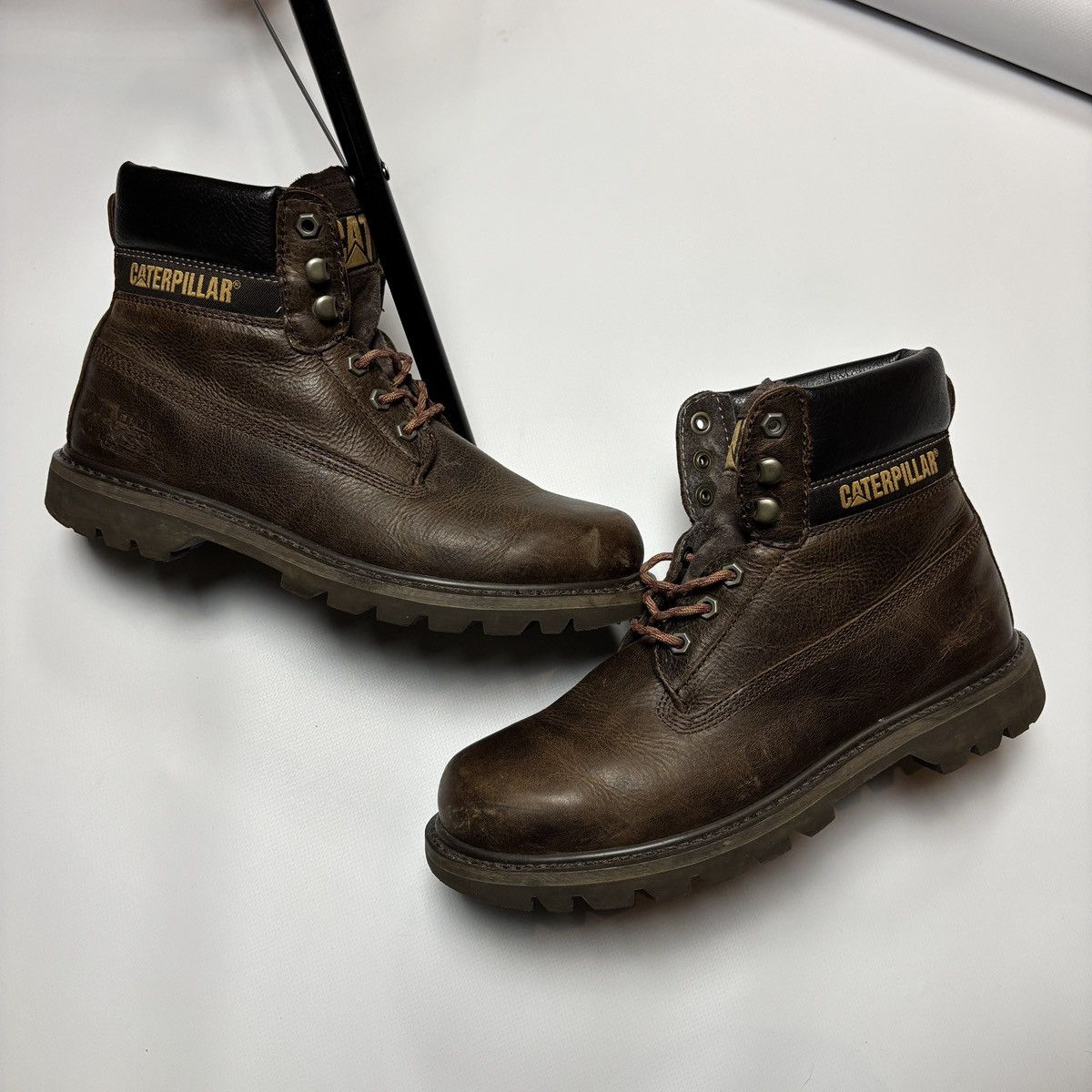 Caterpillar × Timberland CATERPILLAR VINTAGE REAL LEATHER BOOT Size US 10 / EU 43 - 1 Thumbnail