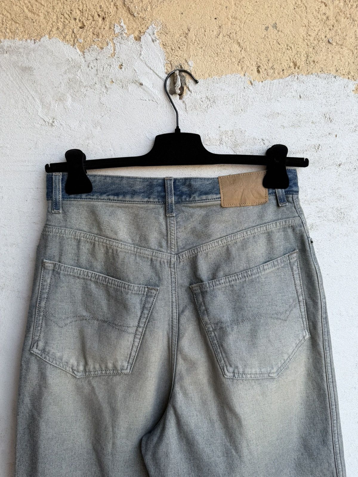 Balenciaga [S] 1590$ Spring24 Inside out blue baggy jeans Size US 30 / EU 46 - 7 Thumbnail