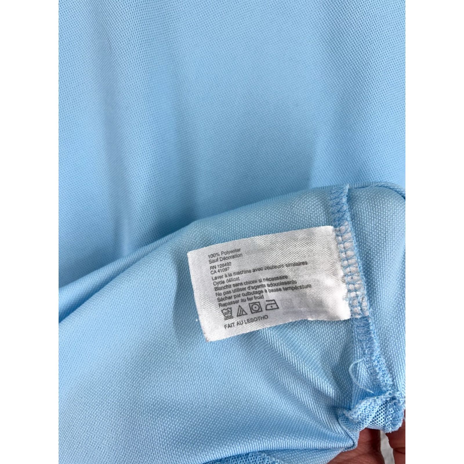 Vintage Greg Norman Polo Shirt Mens Large Blue Golf Play Dry Shirt Size US L / EU 52-54 / 3 - 5 Thumbnail