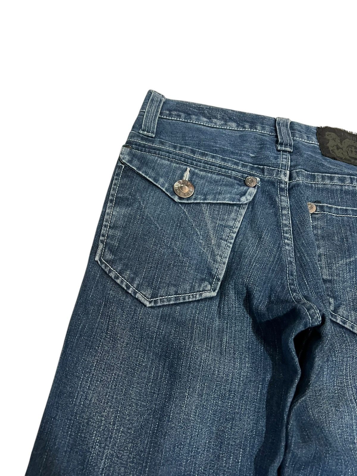 If Six Was Nine × Japanese Brand × Seditionaries 🌈90’s style Lowbox Washed Honeycomb Punk Jean Size US 30 / EU 46 - 8 Thumbnail