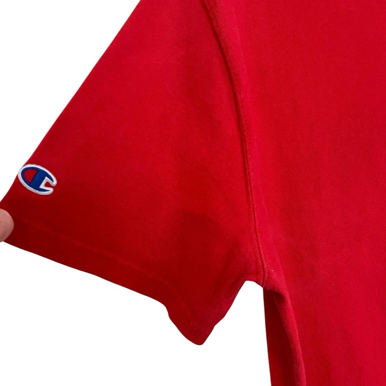 Champion Champion | Vintage 90s Shirt Men’s Size L Red Blue Bar Tag Size US L / EU 52-54 / 3 - 7 Thumbnail