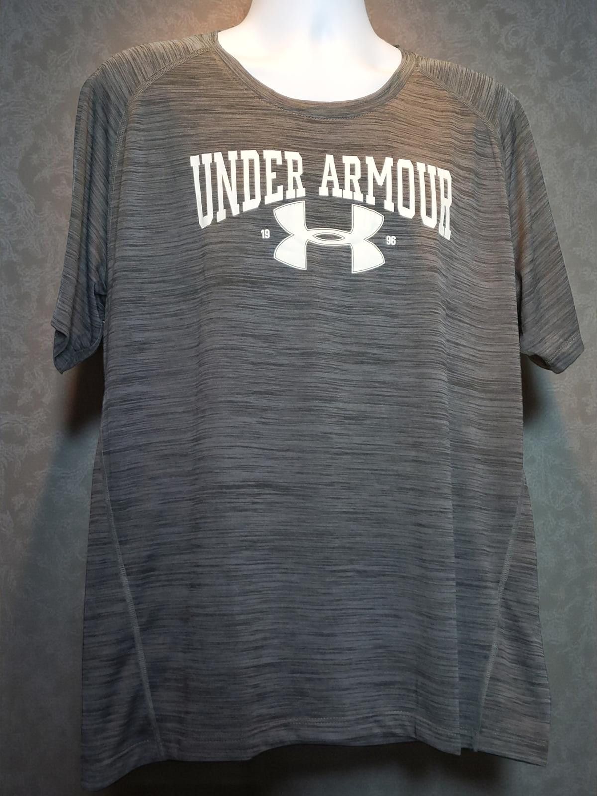 Under Armour Under Armour HeatGear Men's Short Sleeve T-Shirt Grey Size US XL / EU 56 / 4 - 2 Thumbnail