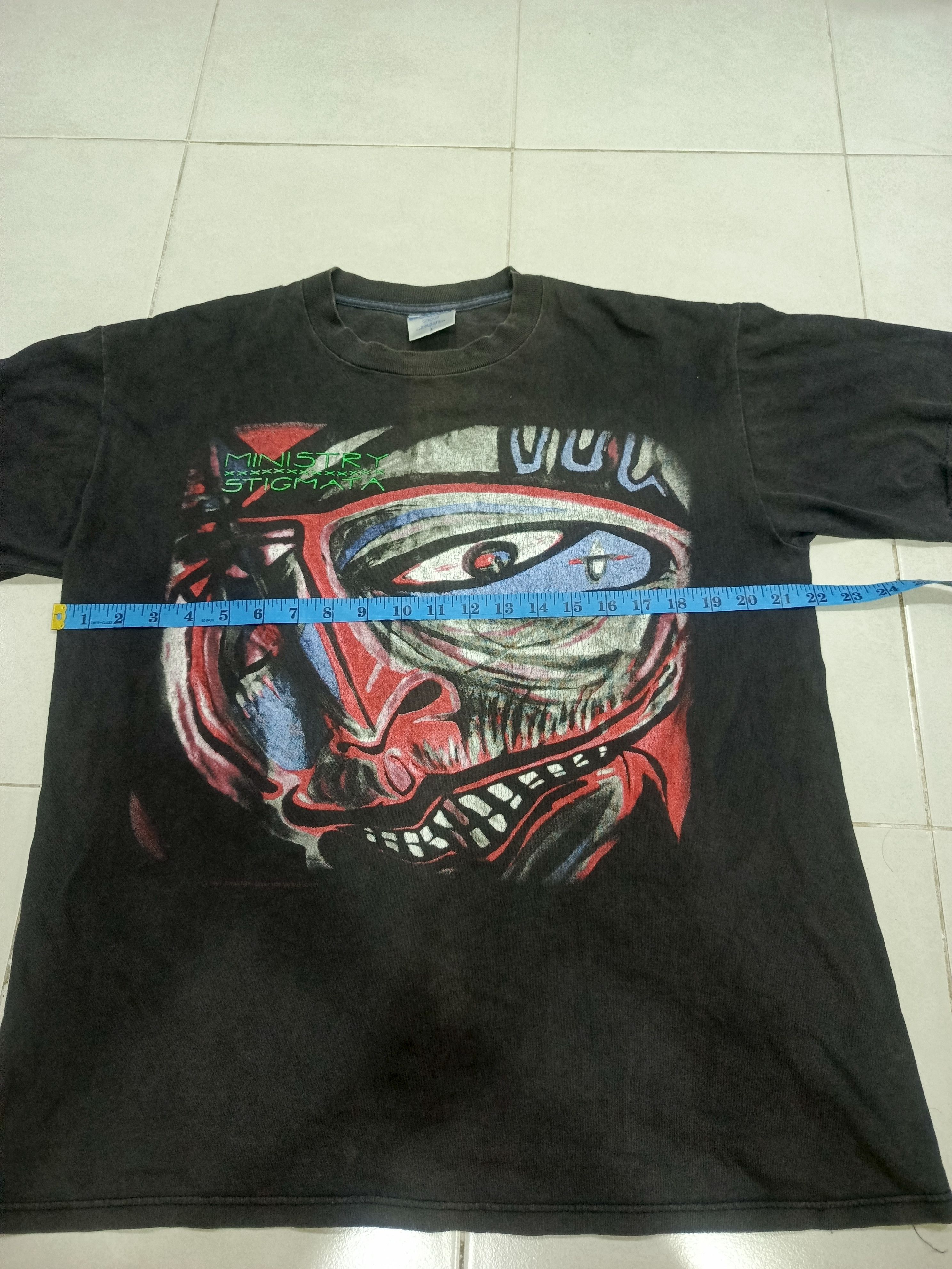 Vintage Vintage 1991 Ministry Stigmata Size US L / EU 52-54 / 3 - 11 Thumbnail
