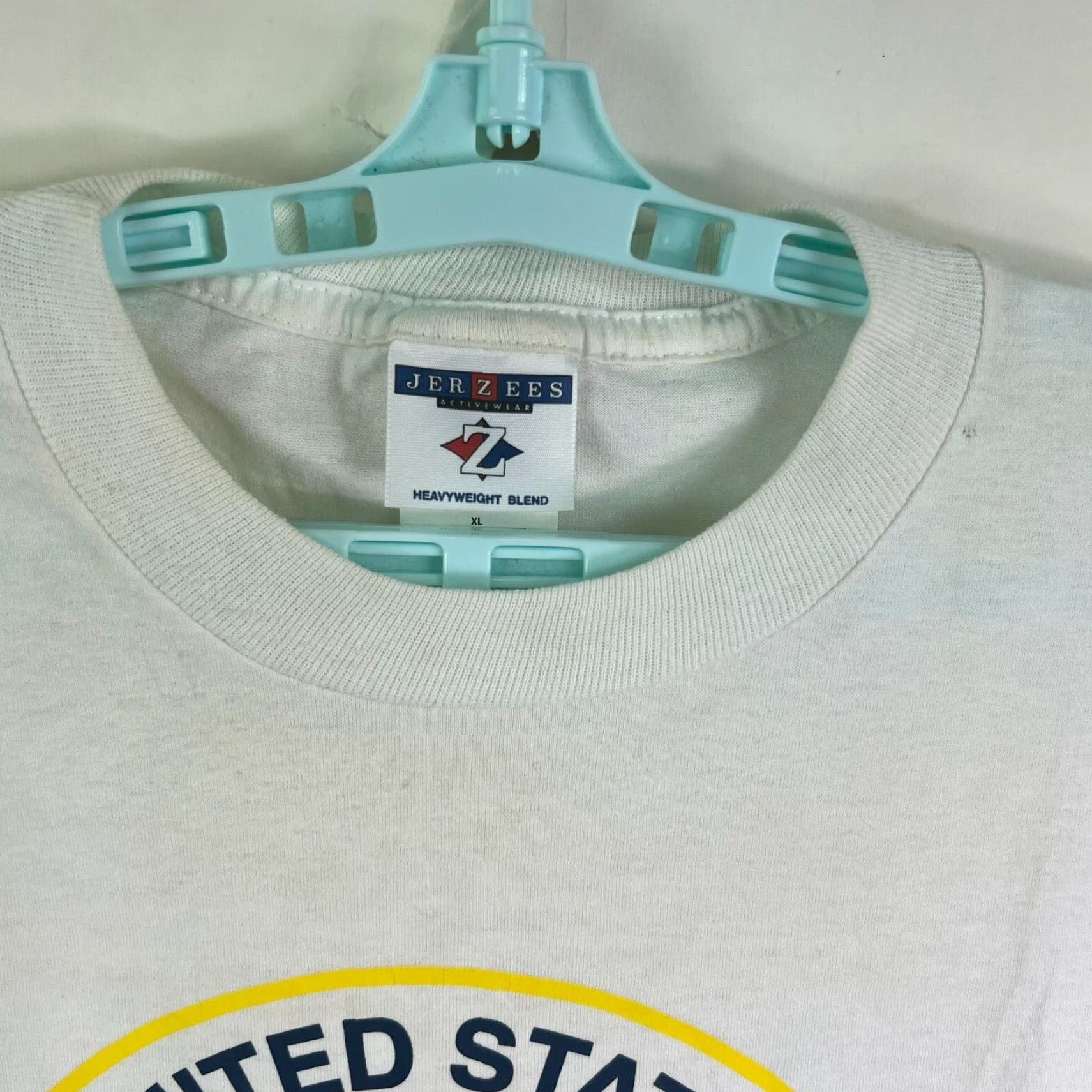 Jerzees JERZEES United States Ju-Jitsu Graphic T-Shirt Mens XL White Tag Size US XL / EU 56 / 4 - 3 Thumbnail