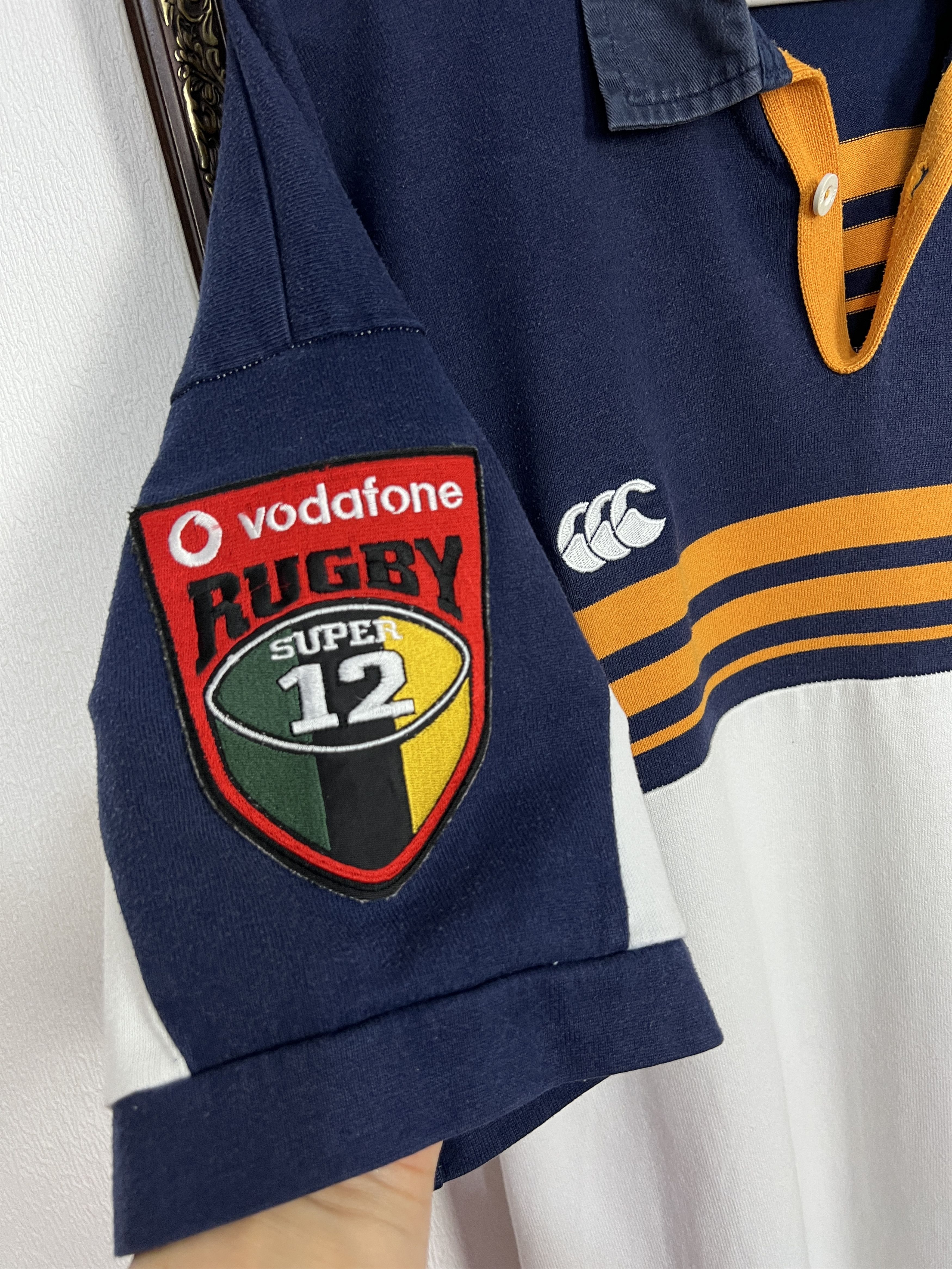 Canterbury of New Zealand Vintage Canterbury Brumbies Rugby Union Jersey Trikot Shirt Size US XL / EU 56 / 4 - 4 Thumbnail