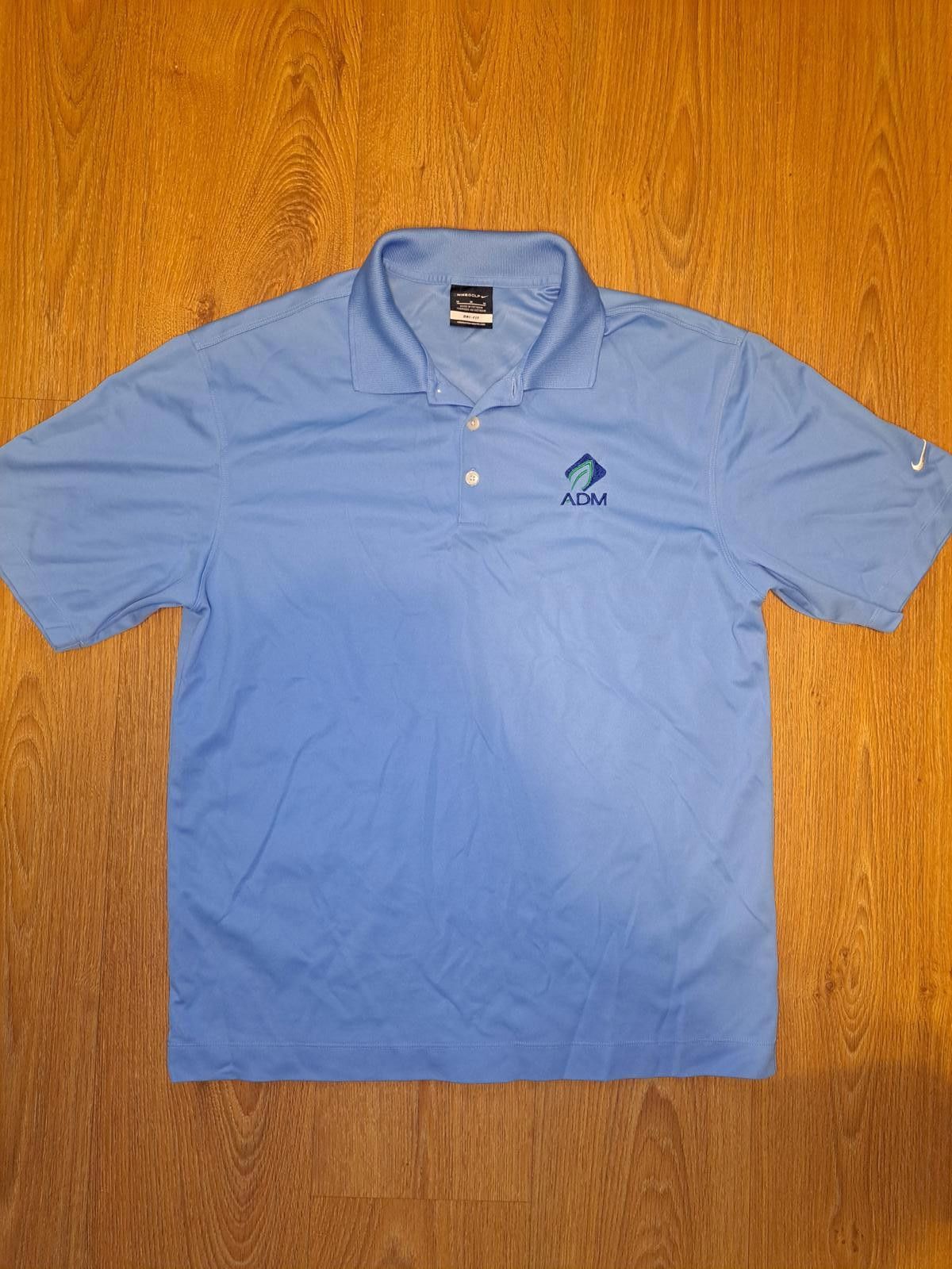 Nike GOLF NIke Polo Shirt Mens Medium Blue Dri Fit Size US M / EU 48-50 / 2 - 1 Thumbnail