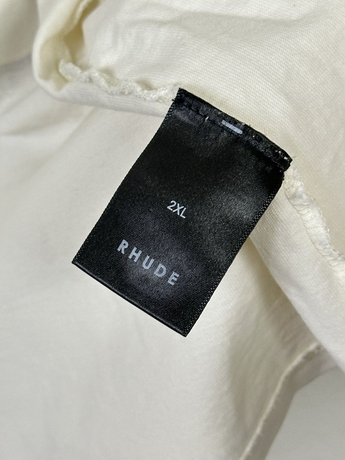 Rhude Rhude Azur Mirror Tee Vintage White Size XXL Size US XXL / EU 58 / 5 - 6 Thumbnail