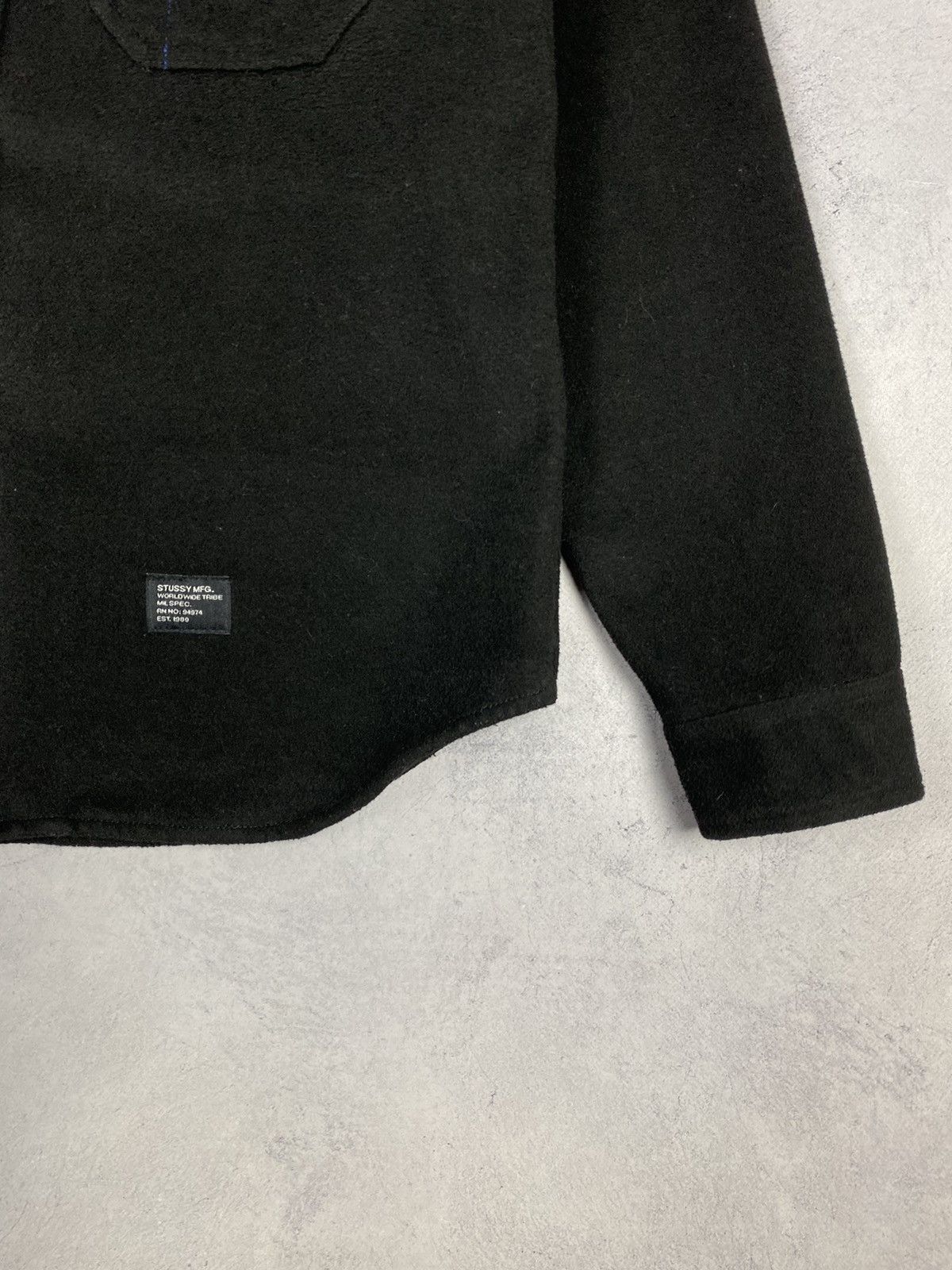 Stussy Vintage 00s Stussy Wool Overshot Button Up Shirt Size US S / EU 44-46 / 1 - 7 Thumbnail