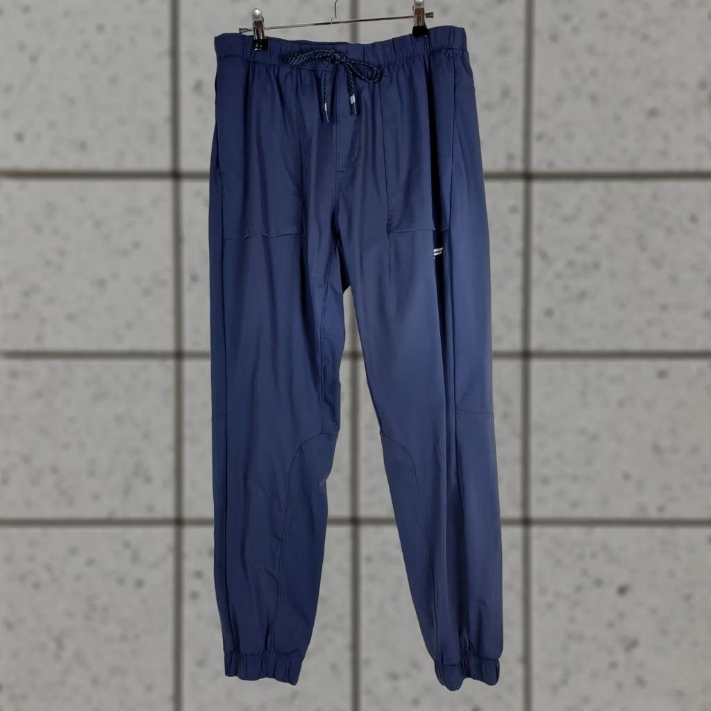 Fabletics Fabletics Mens Jogger Pants Blue Athletic Training Drawstring Stretch 36x32 Jeans? Size US 36 / EU 52 - 1 Thumbnail