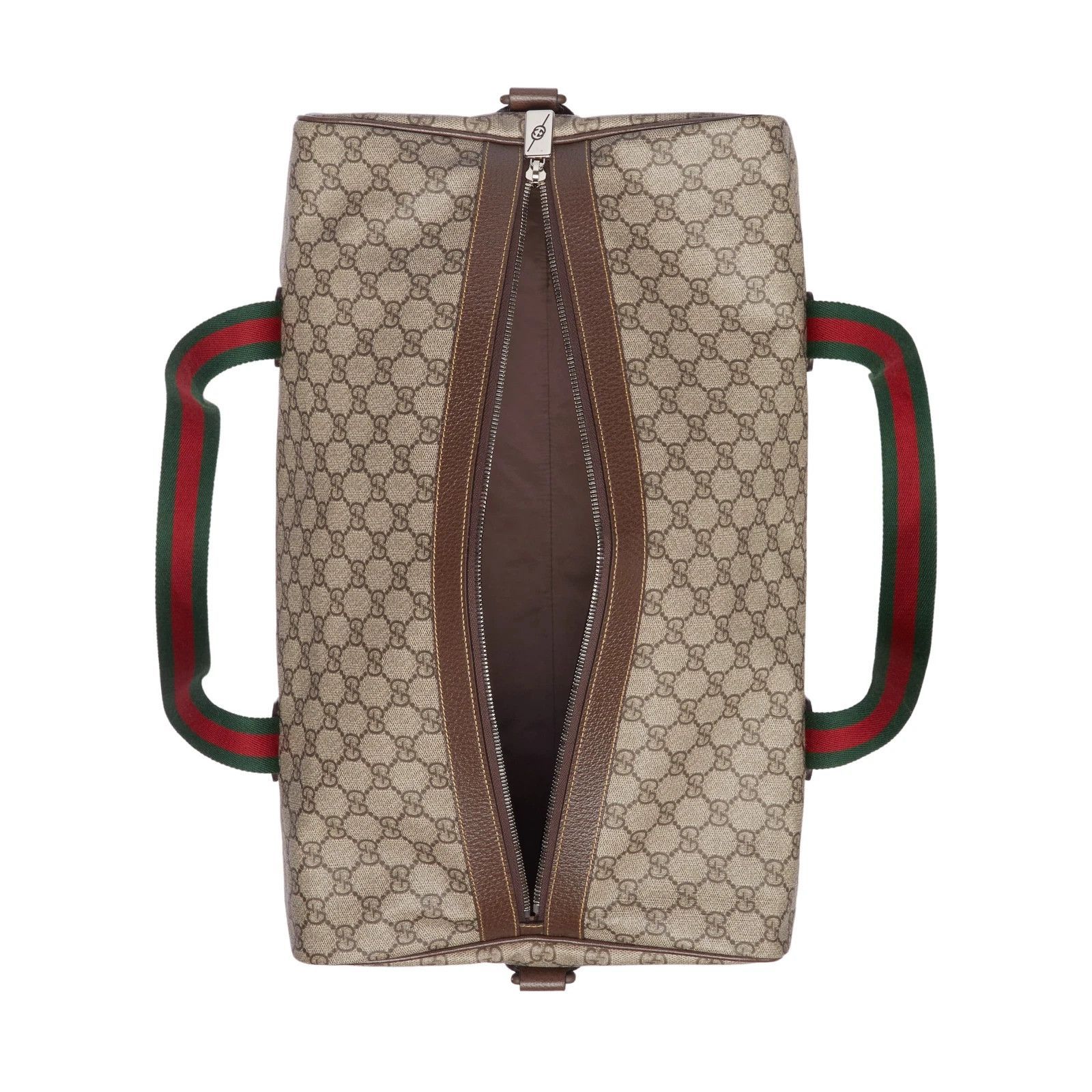 Gucci GUCCI $2150 GG Canvas Web Med Duffle New Authentic Size ONE SIZE - 6 Thumbnail