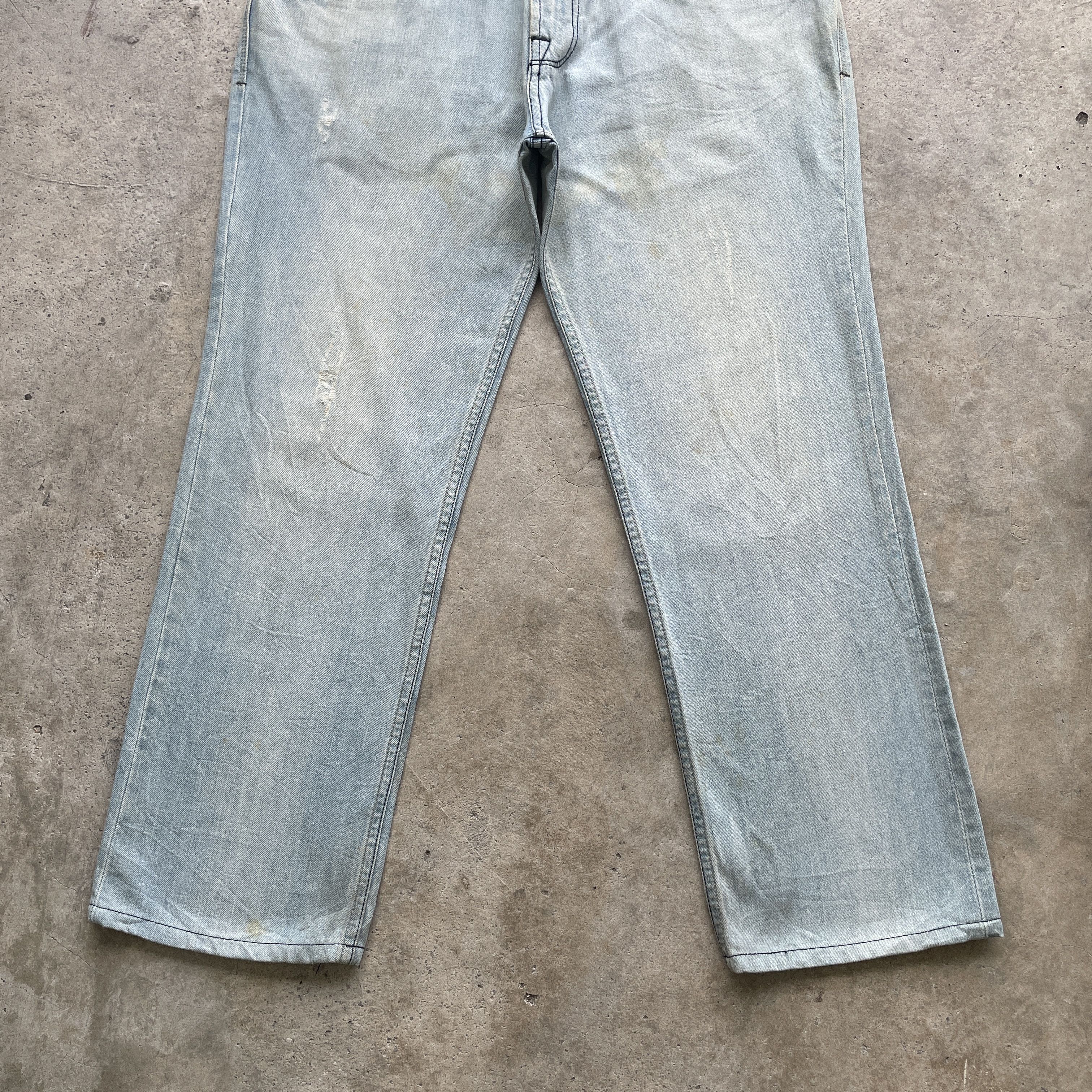 Japanese Brand VINTAGE JAPANESE JEANS FADED DENIM PANTS W33x27 Size US 33 - 5 Thumbnail