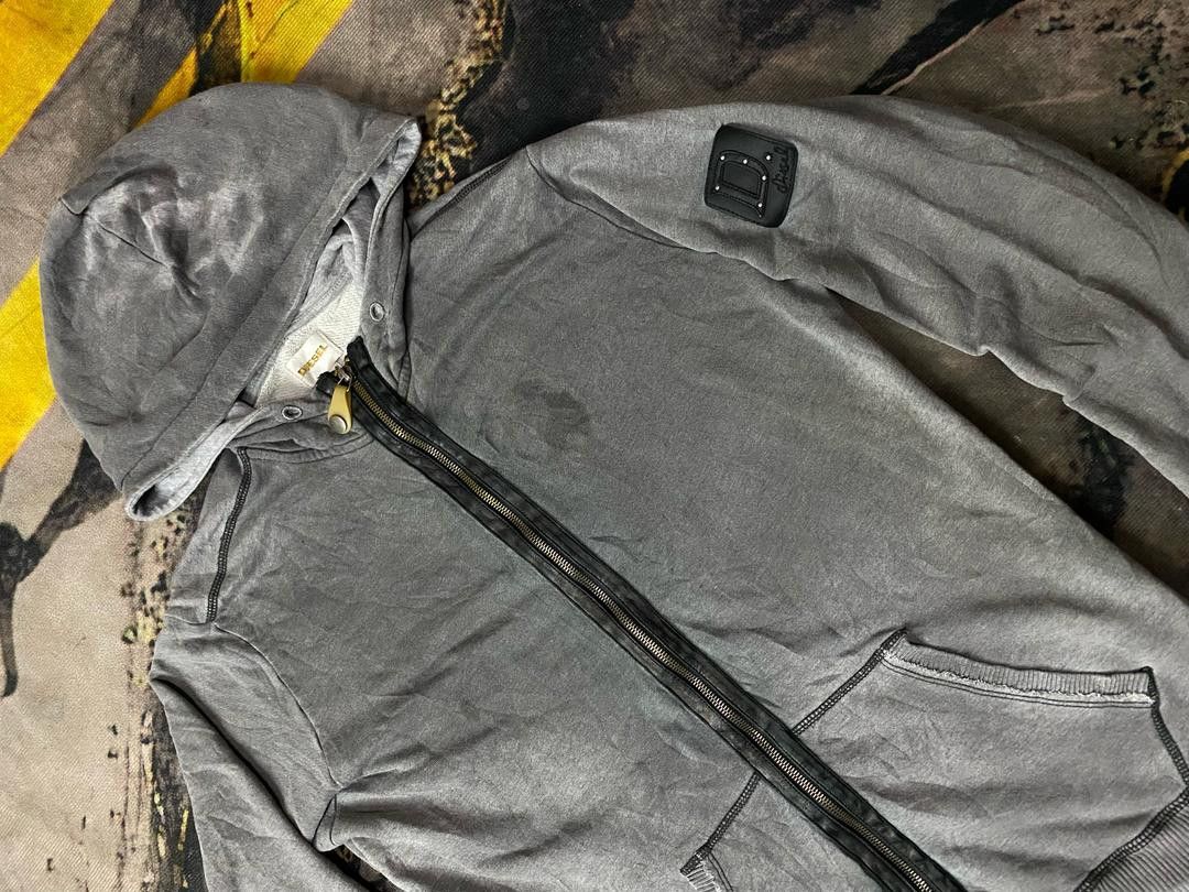 Diesel × Japanese Brand Vintage Diesel Zipper Hoodie Size US M / EU 48-50 / 2 - 2 Thumbnail