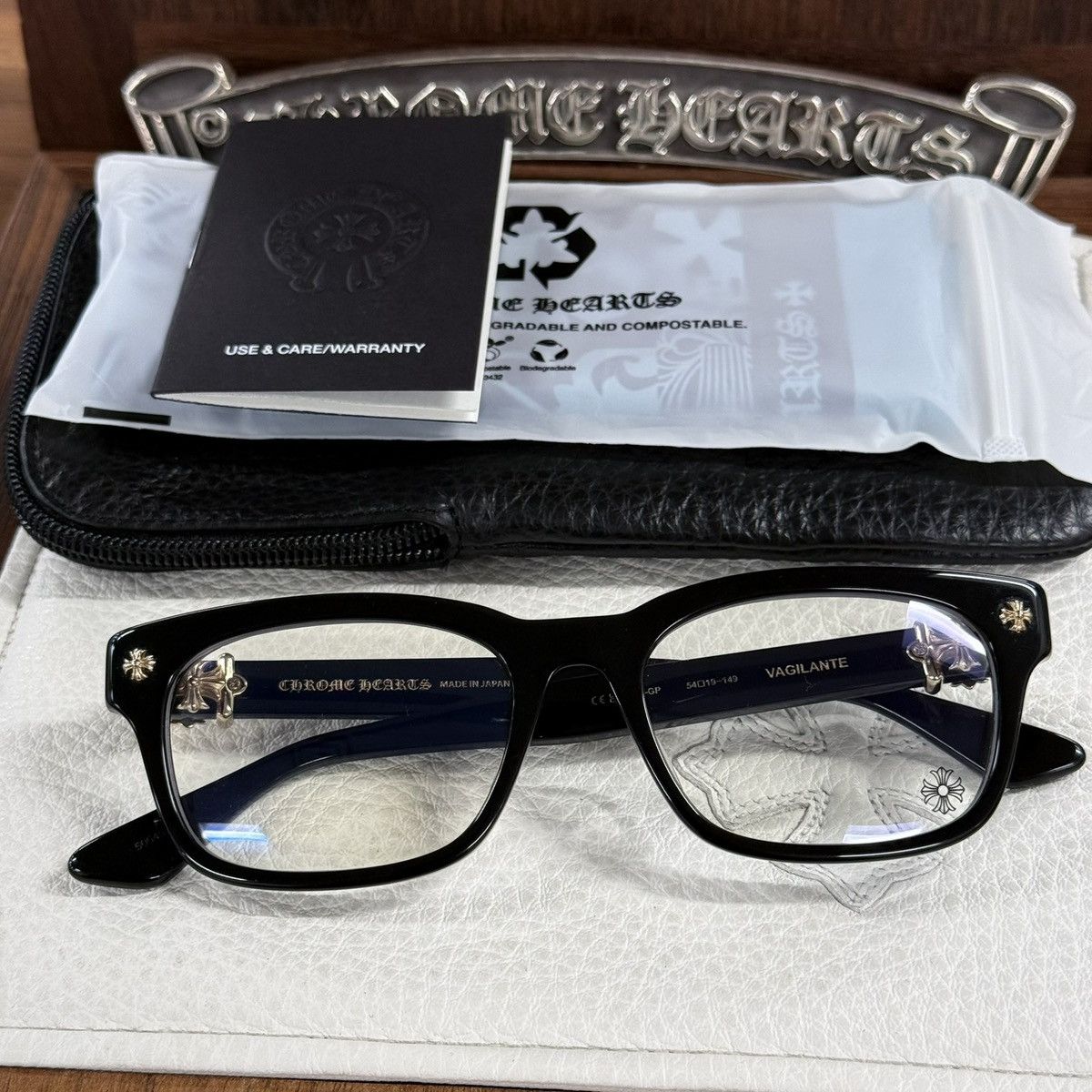 Chrome Hearts Chrome Hearts VAGILANTE Glasses Size ONE SIZE - 10 Thumbnail