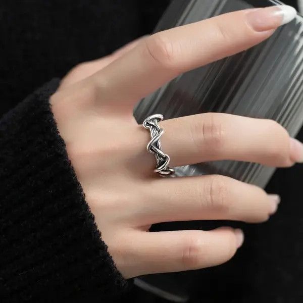 Other Simple Retro Wave Rings Size ONE SIZE - 2 Thumbnail