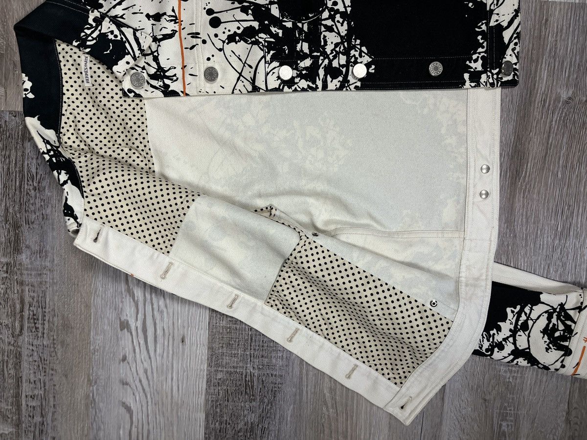 Hermes GRAIL Hermes by Margiela SS03 Chevel Surpise Denim Jacket Size US M / EU 48-50 / 2 - 6 Thumbnail